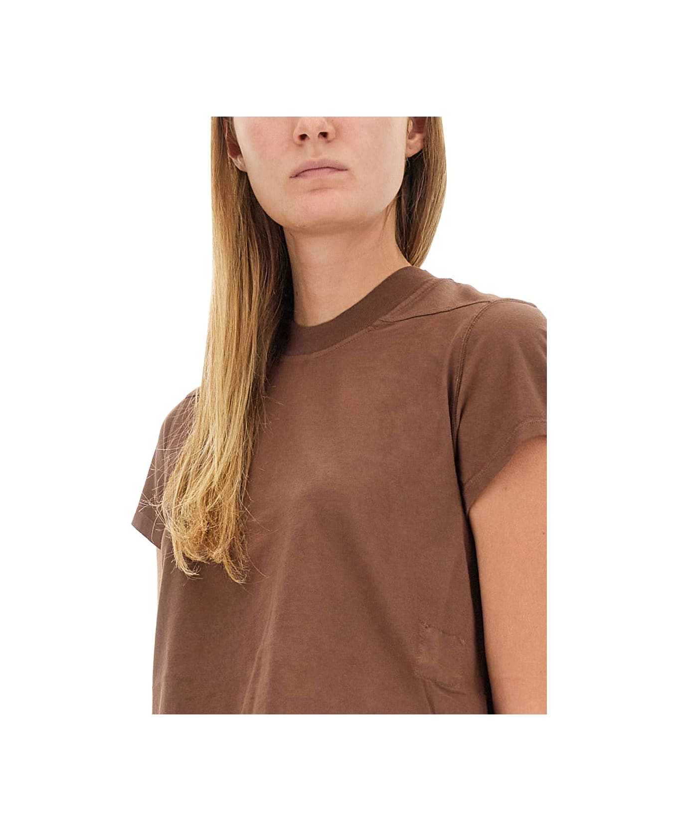 DRKSHDW Small Levet T-shirt - BROWN