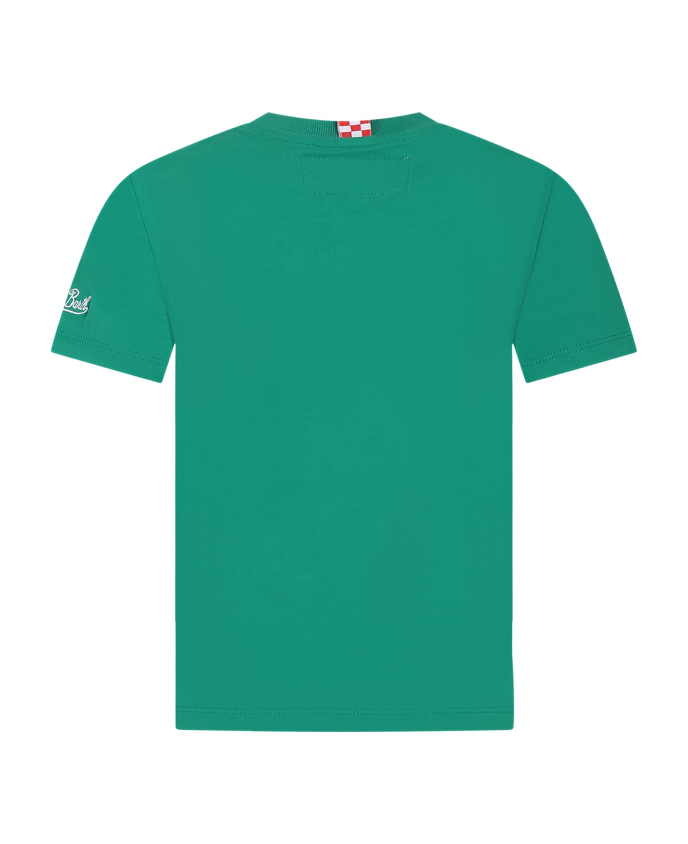 MC2 Saint Barth Green T-shirt For Boy With Snoopy - Green