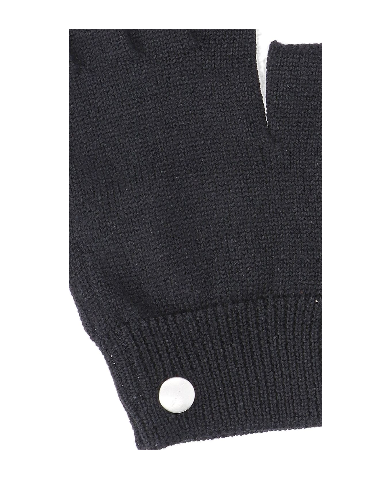 Rick Owens Knitted Gloves - Black