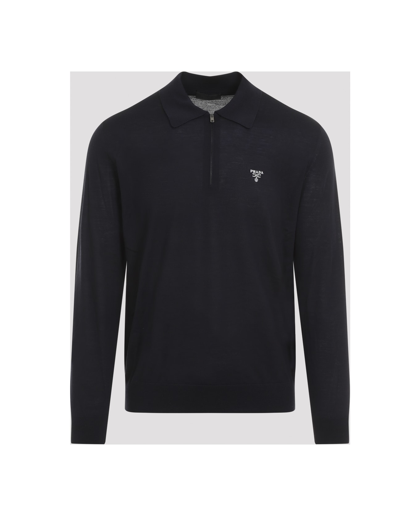 Prada Wool Polo - Blue