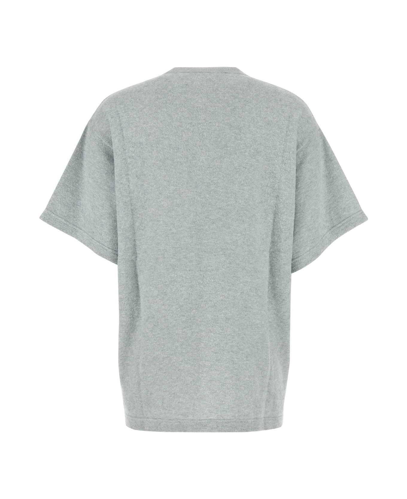 The Row Grey Cotton Kaddy Sweater - GREY MELANGE