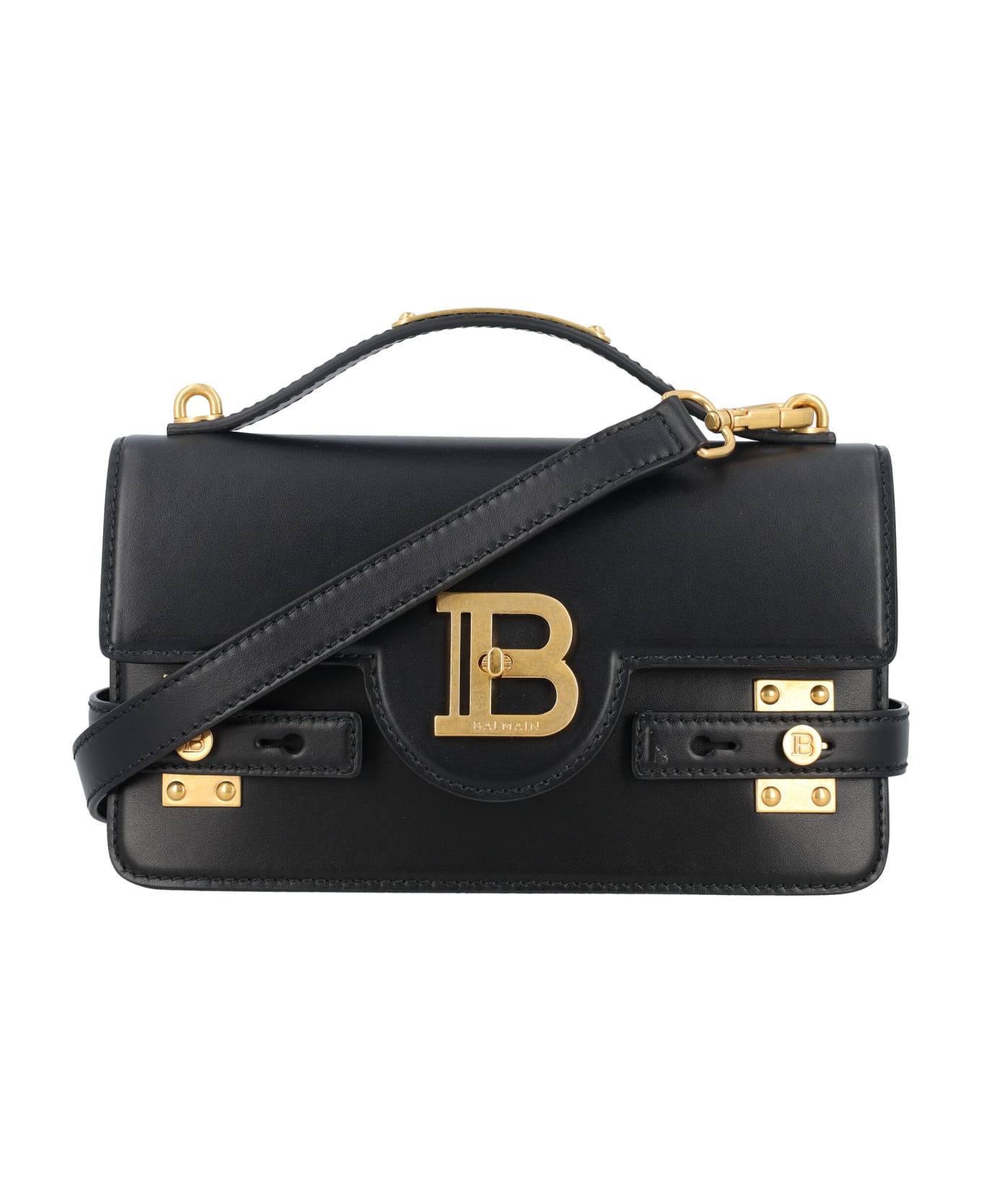 Balmain B-buzz 24 Crossbody Bag - BLACK