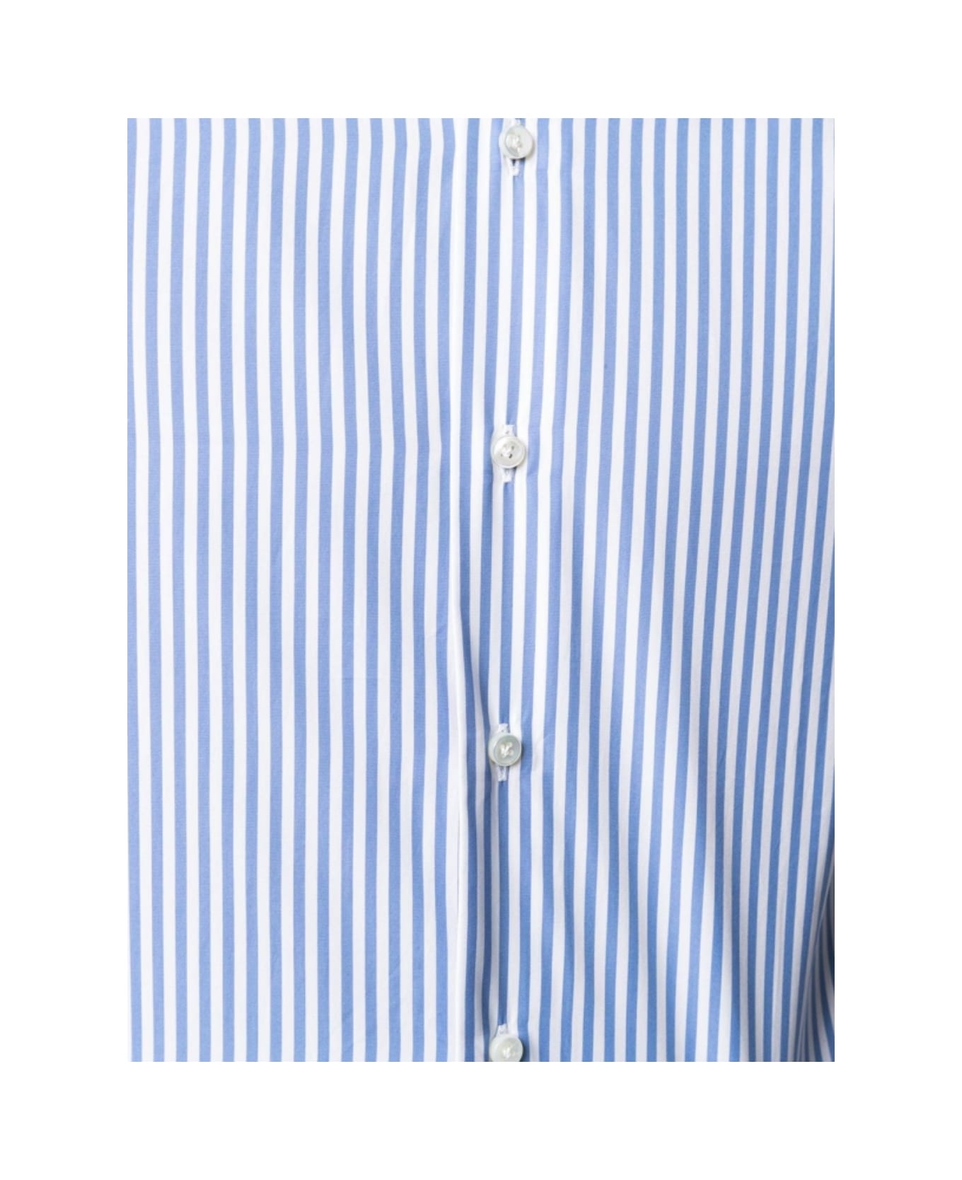 Barba Napoli Striped Shirt - White シャツ