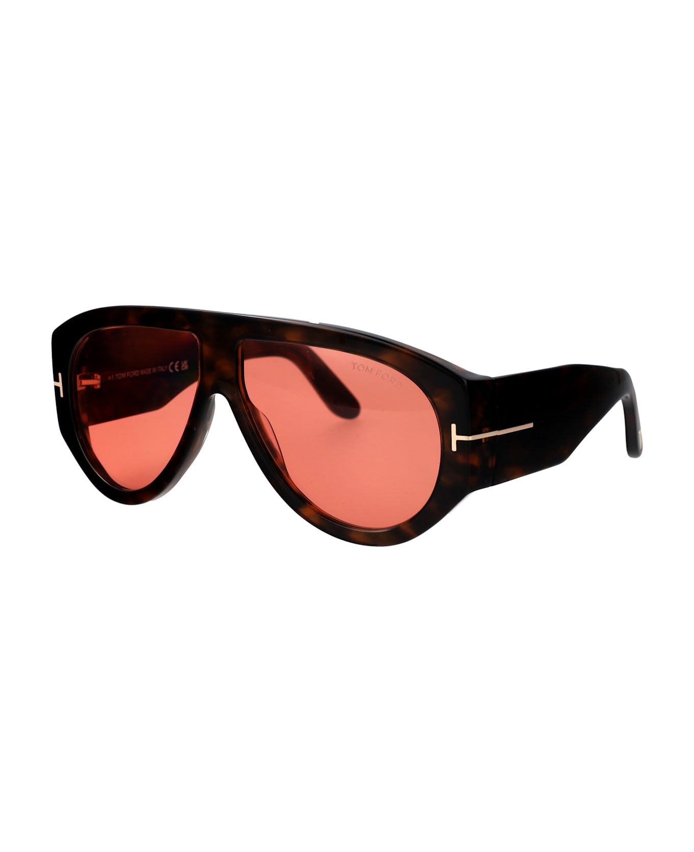 Tom Ford Eyewear Bronson Sunglasses - 52S Avana Scura  / Bordeaux