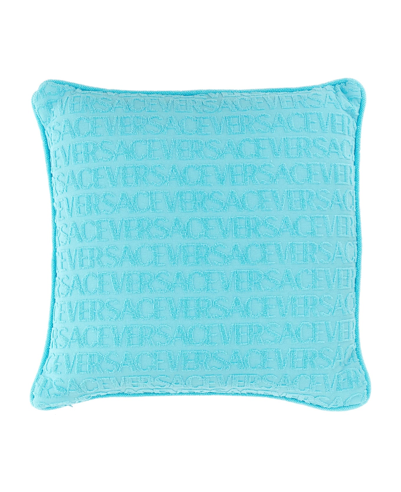 Versace 'seashell Baroque' Cushion With La Vacanza Caspule - Light Blue クッション