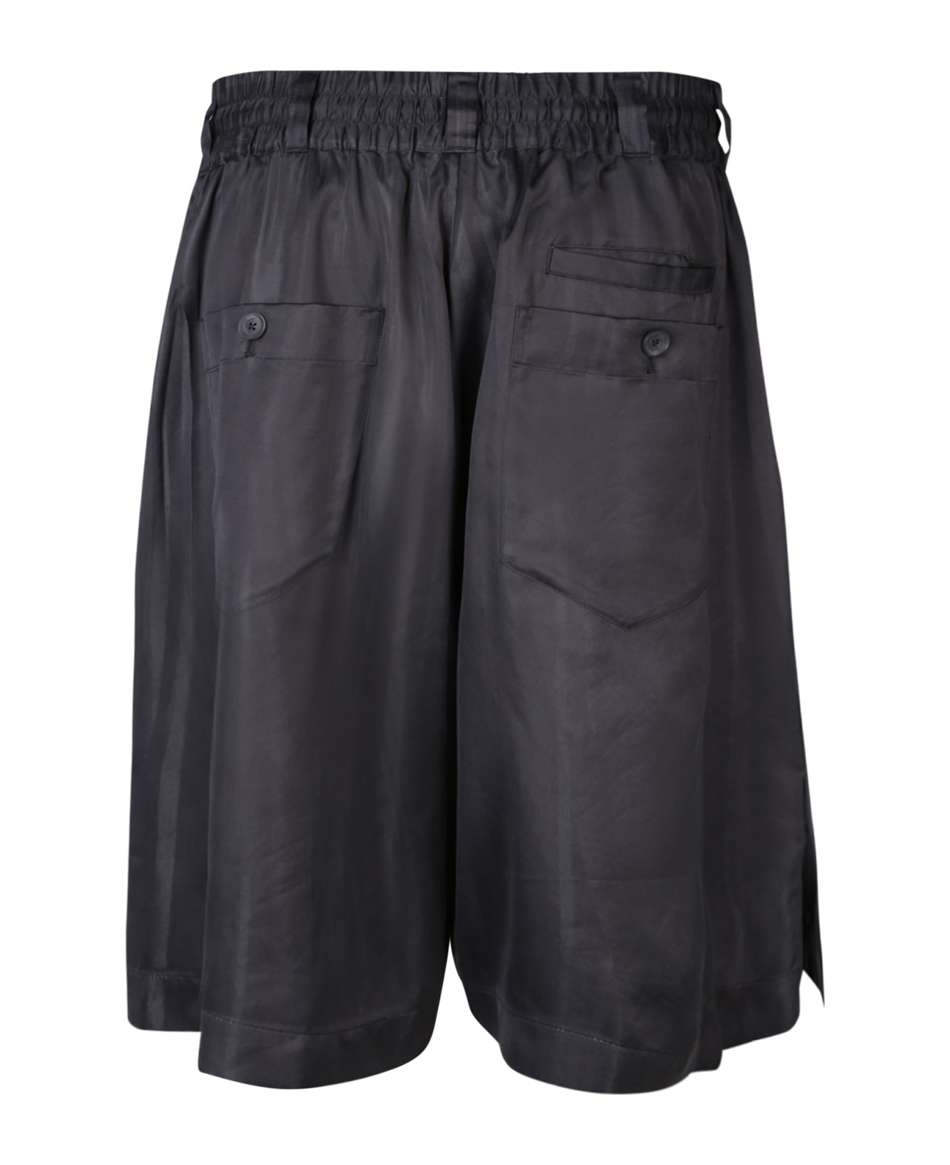 Y-3 Adidas Y-3 3s Black Bermuda Shorts - Black