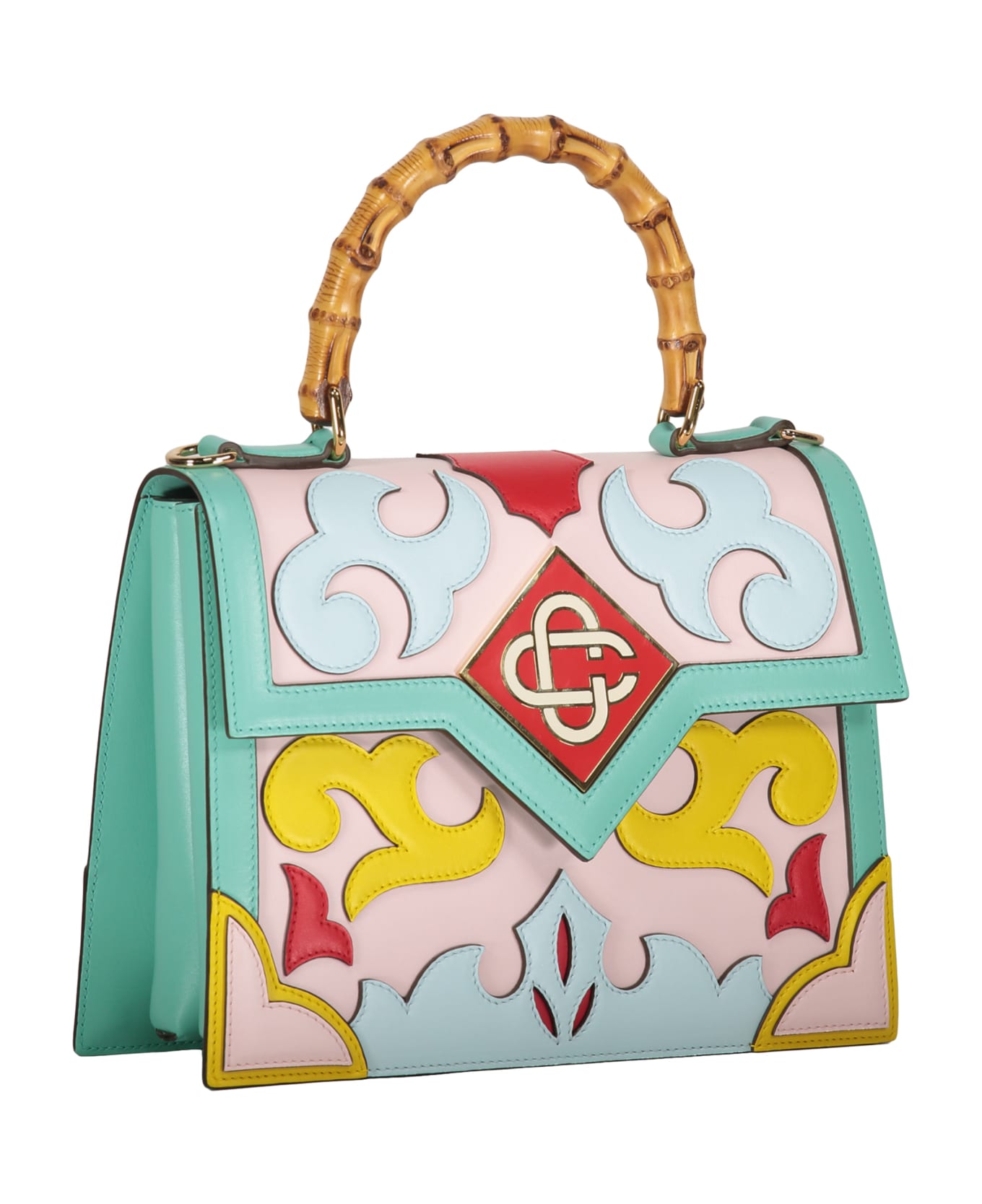 Casablanca Leather Handbag - Multicolor
