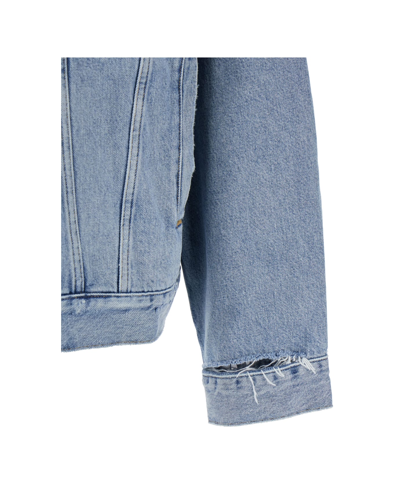 AGOLDE 
stefano
 Light Blue Jacket With Classic Collar In Denim Man - Light blue