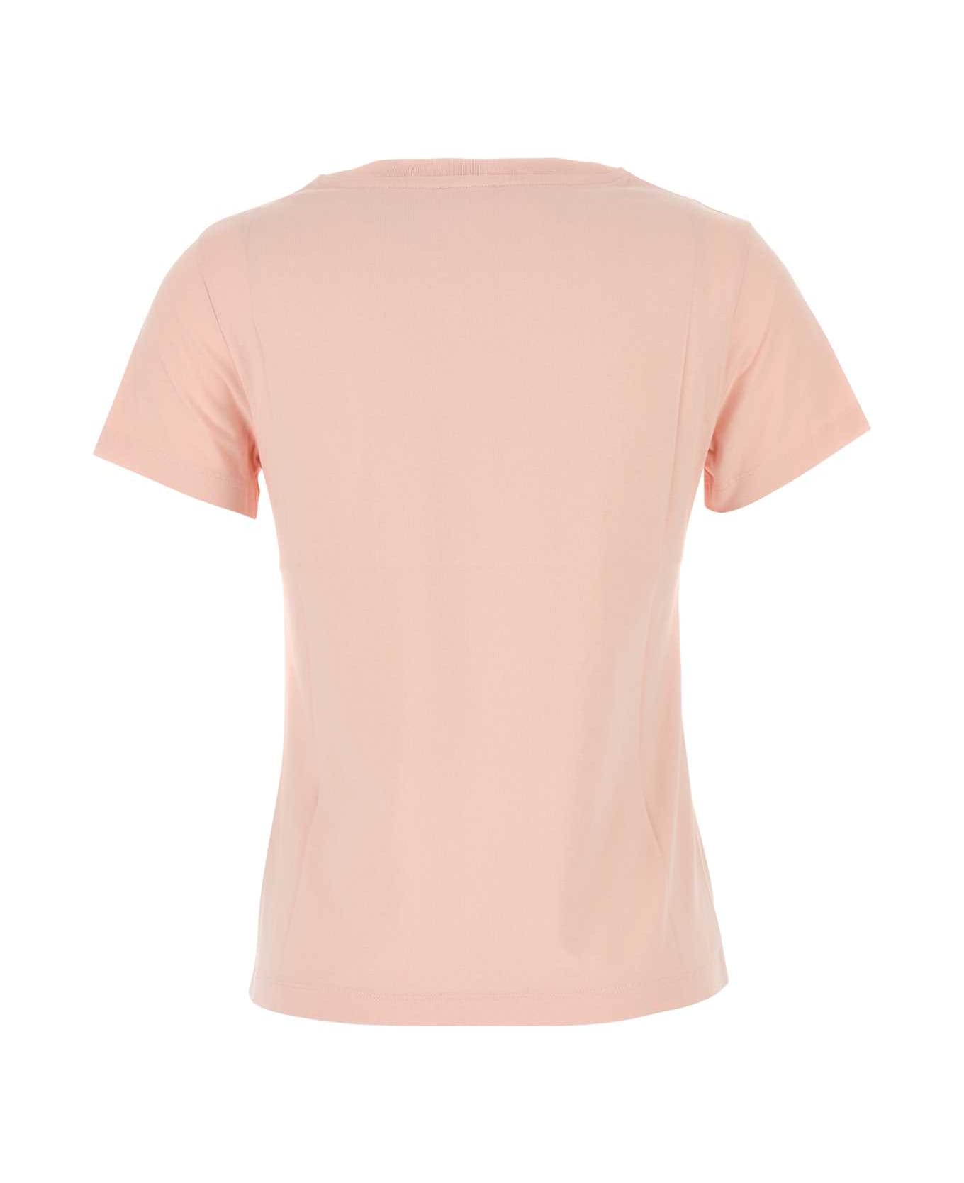 Kenzo Pink Cotton T-shirt - FADEDPINK