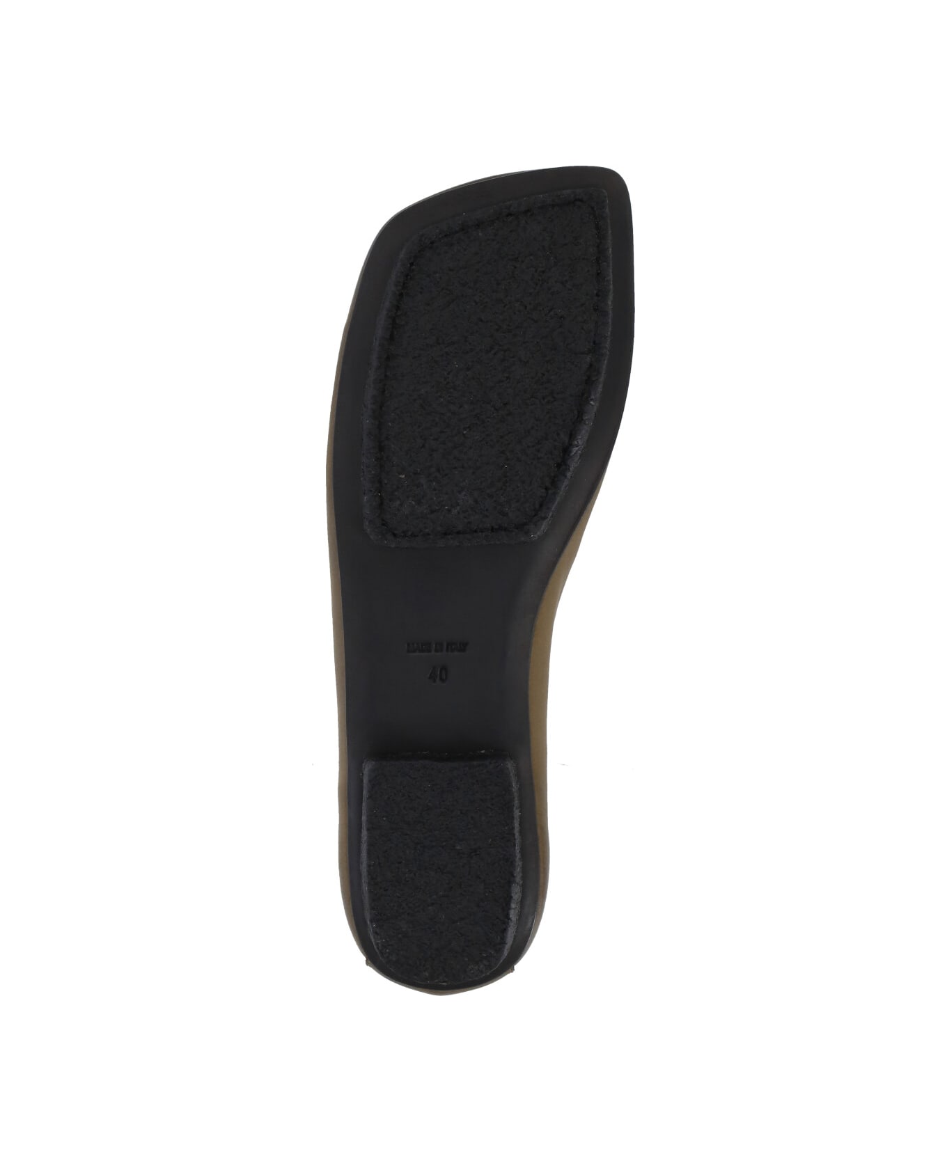 Uma Wang Leather Ballet Shoes - Green