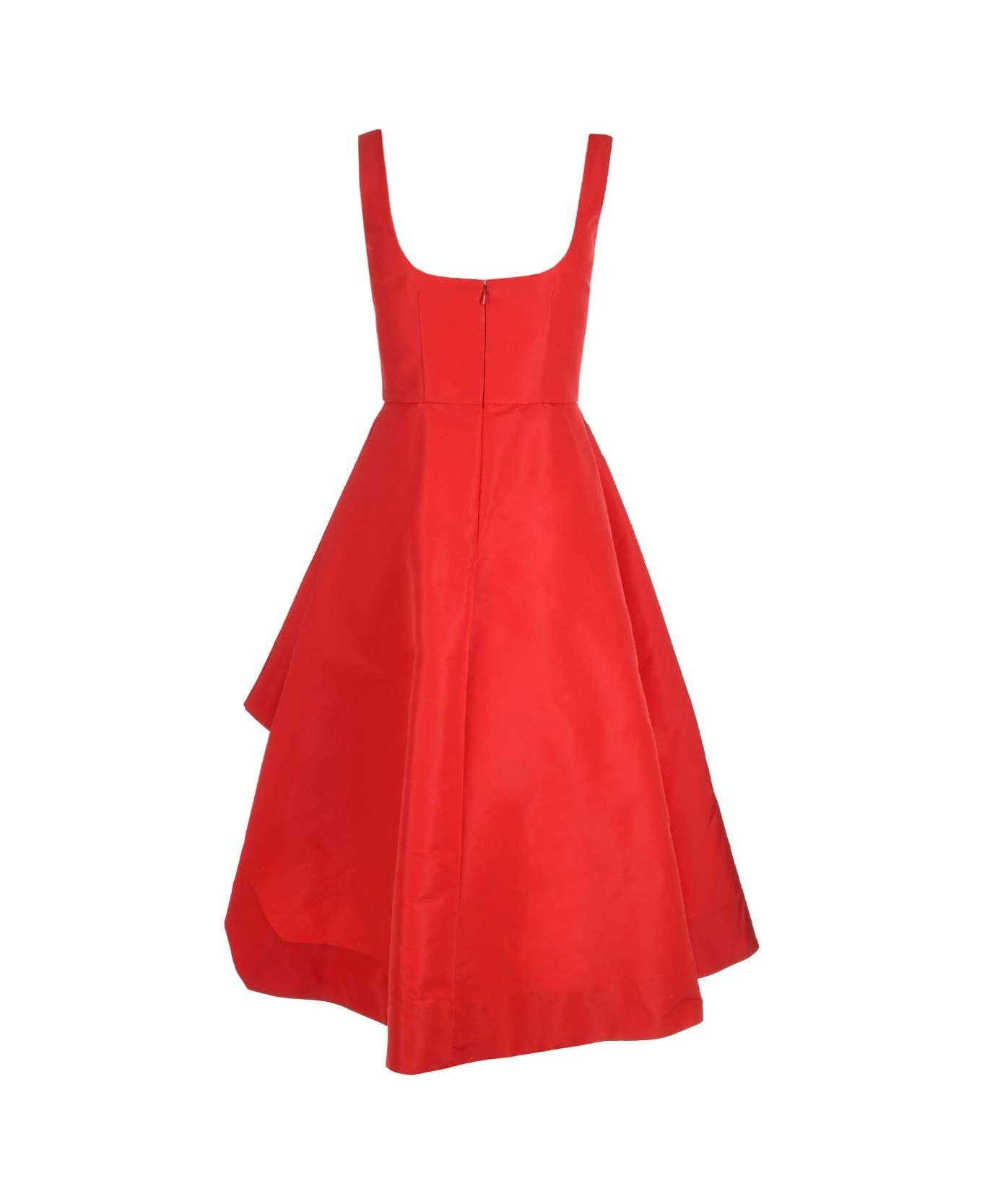 Alexander McQueen Red Midi Dress - Red