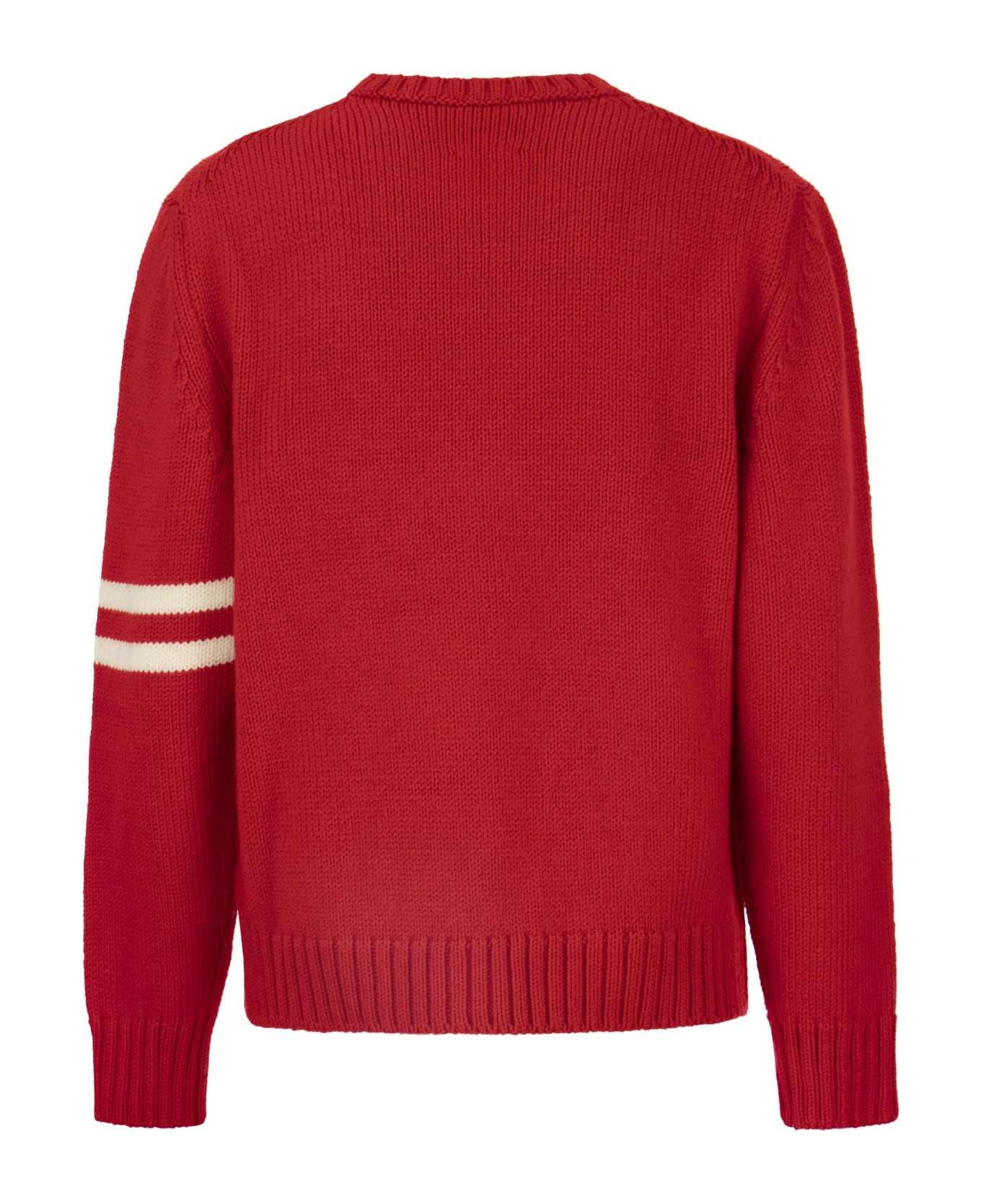 PT Torino Wool Pullover - Red ニットウェア