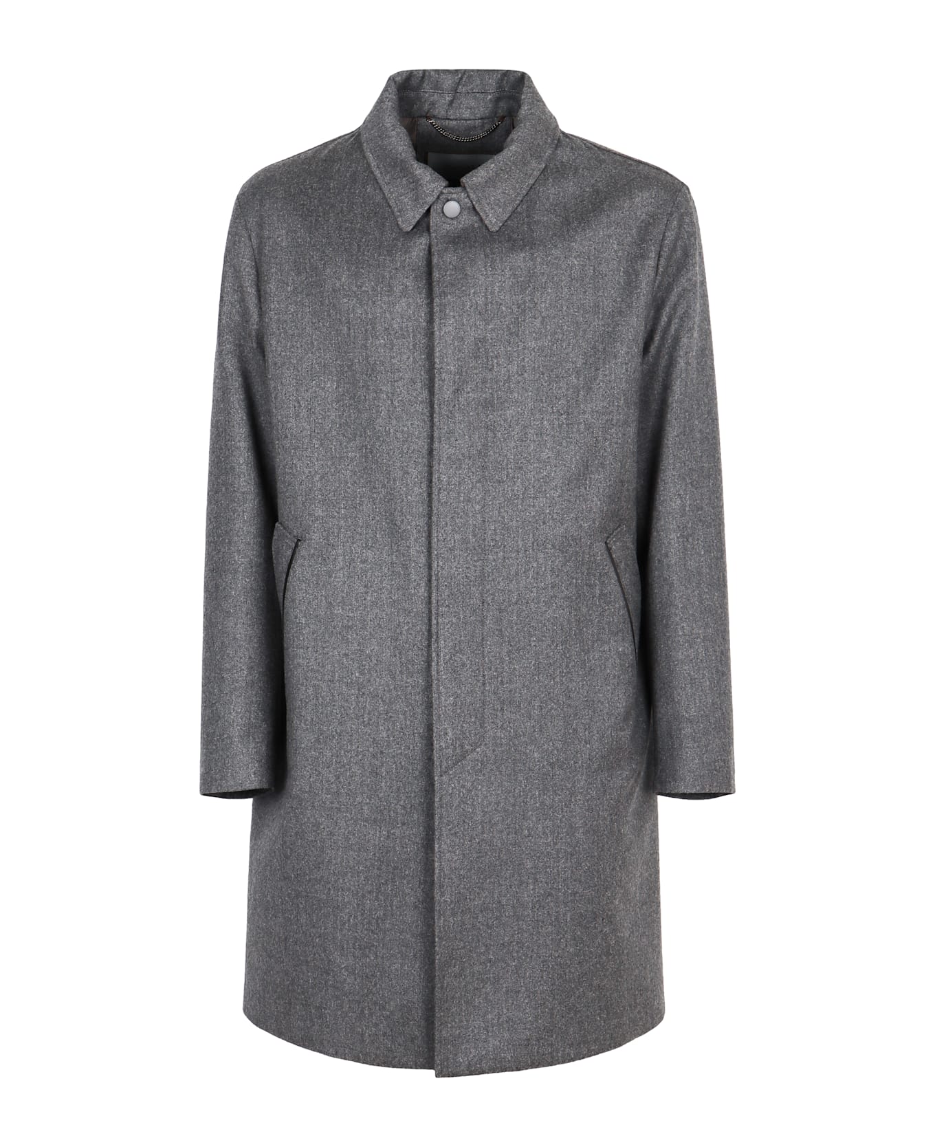 Canali Wool Coat - grey