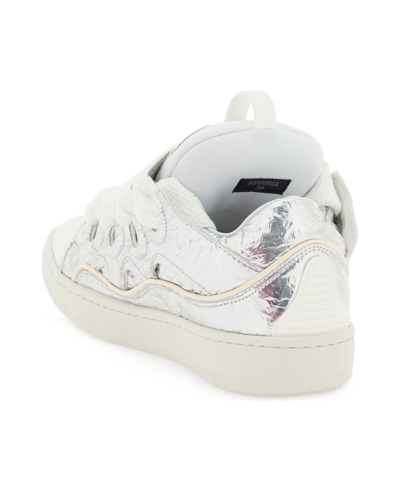 Lanvin Curb Sneakers - Silver