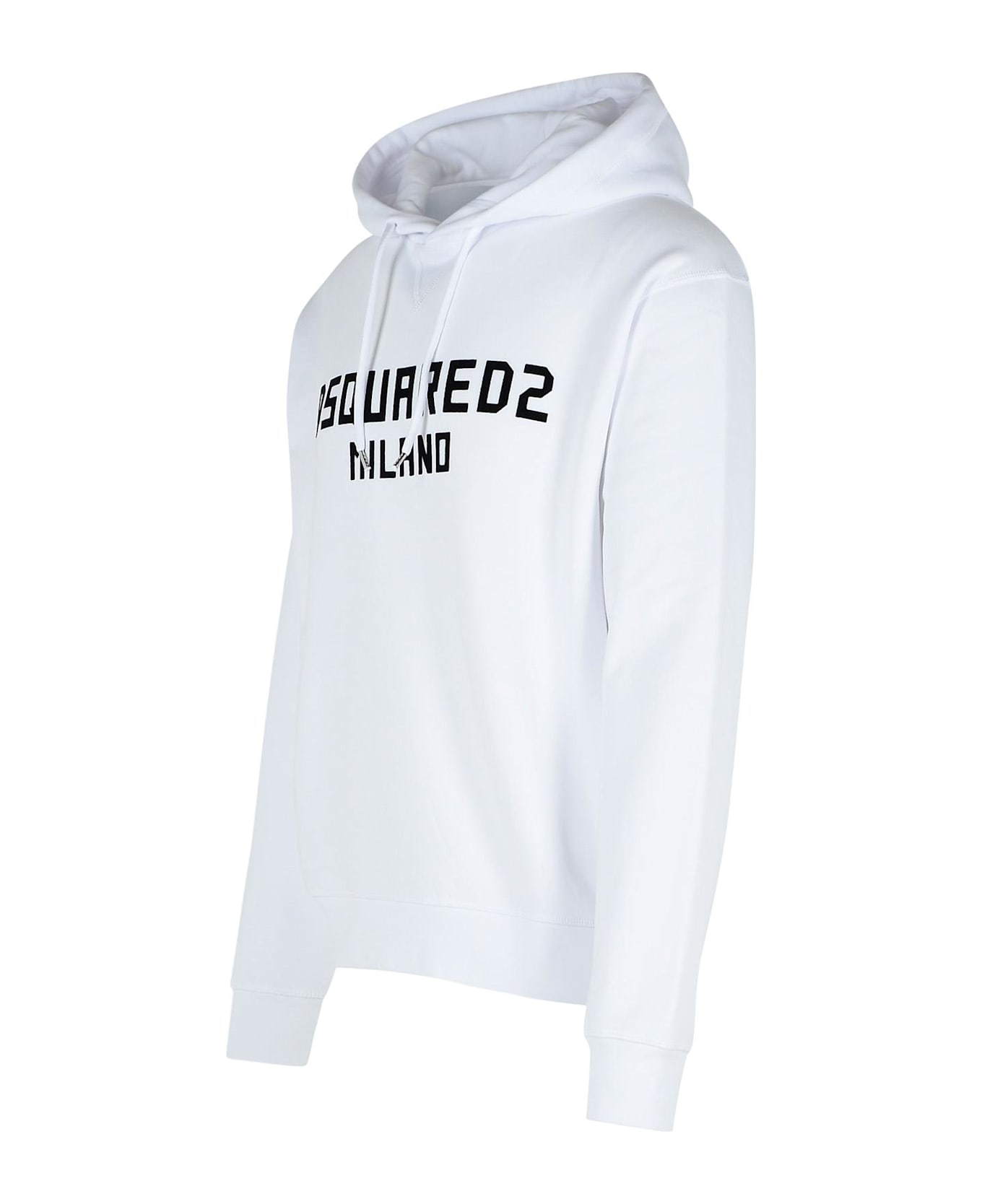 Dsquared2 White Cotton Sweatshirt - White ニットウェア