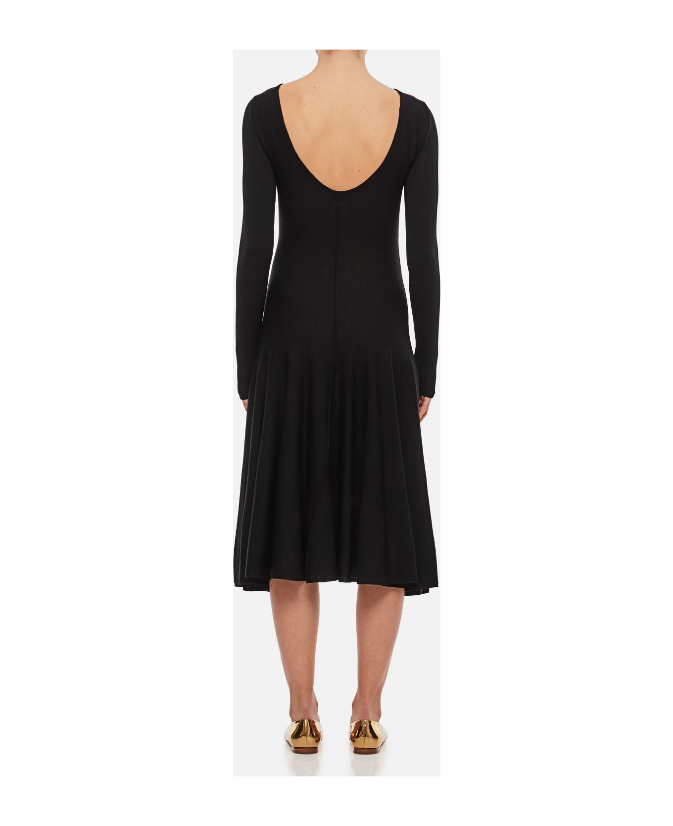 Khaite Dany A-line Dress - Black ワンピース＆ドレス