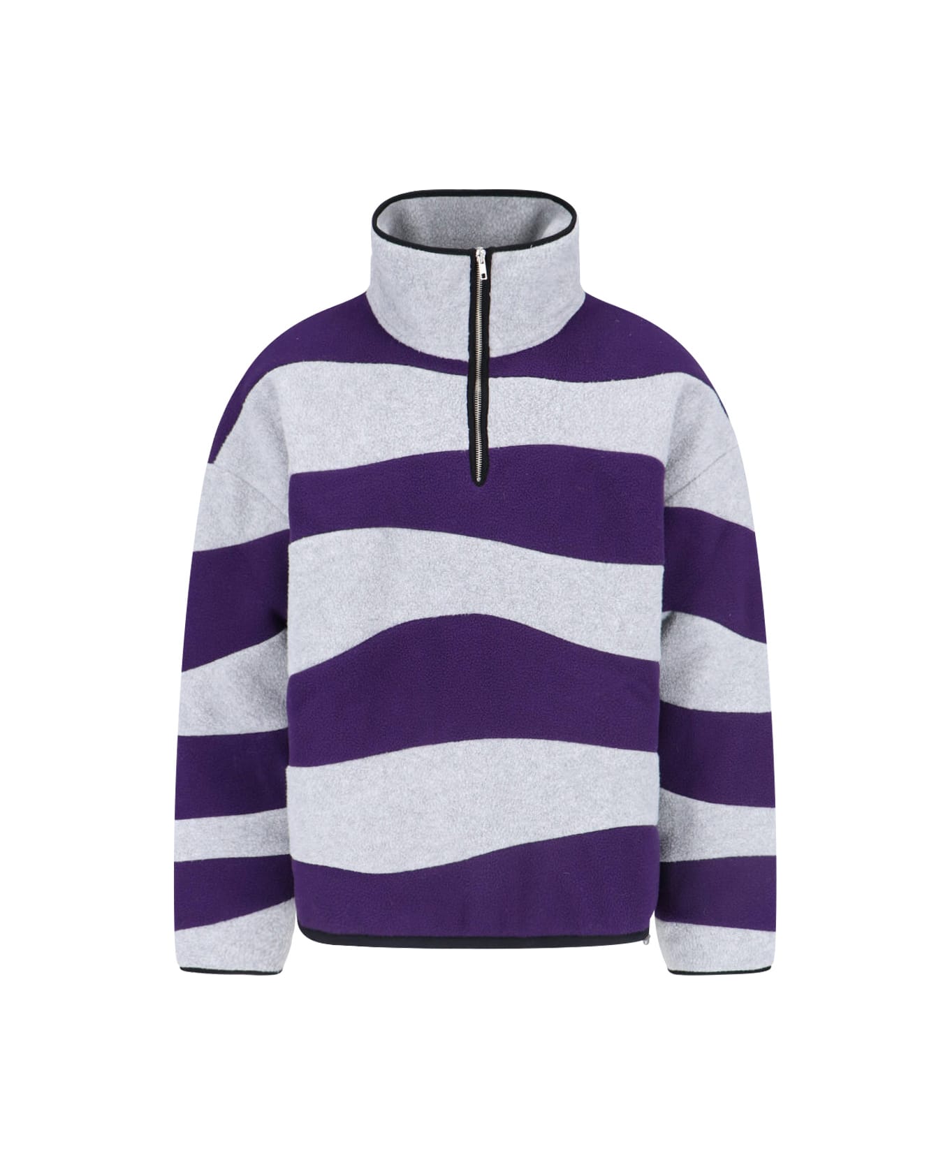 Bonsai High Neck Sweater - Gray