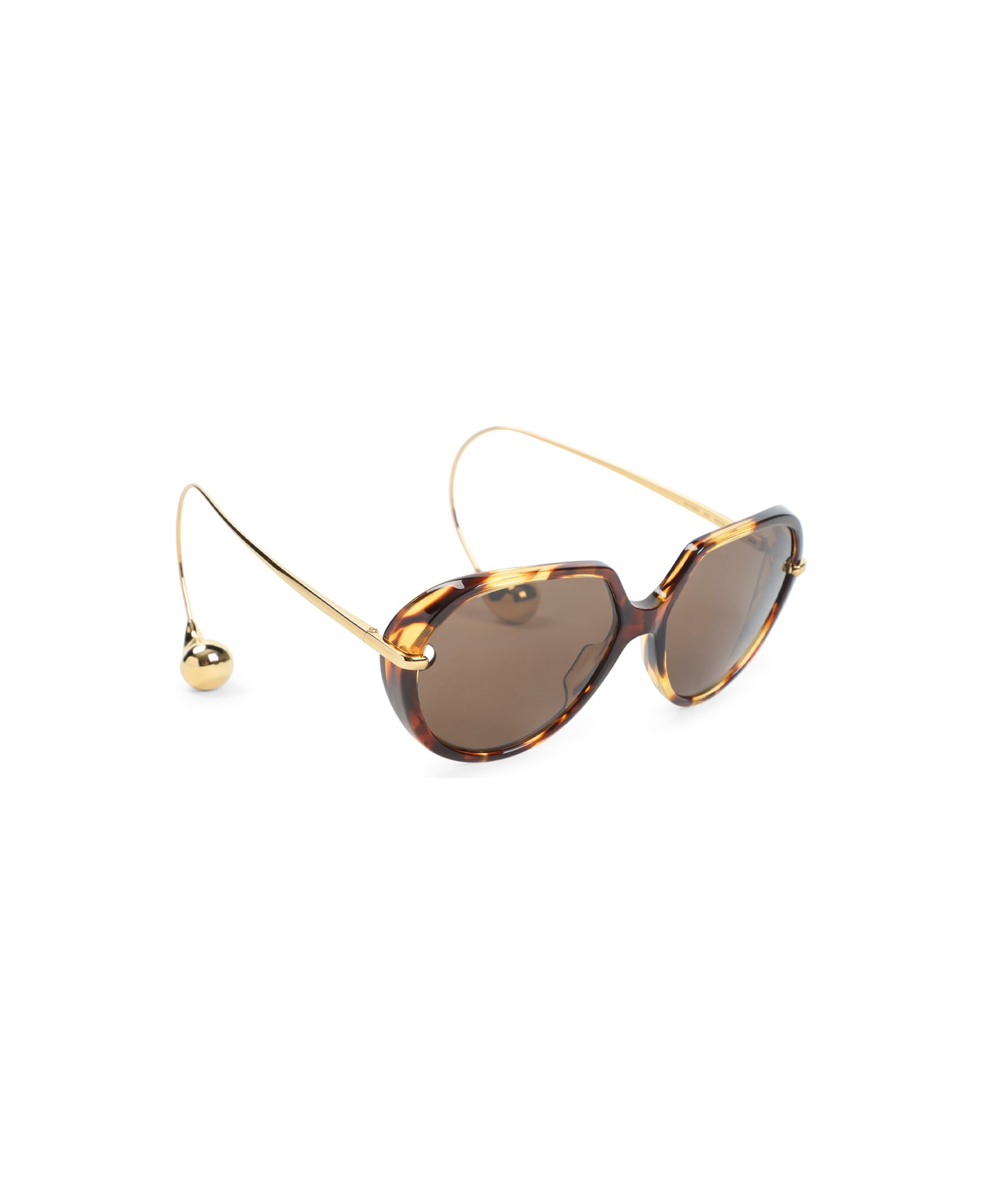 Bottega Veneta Bv1436s Sunglasses - Havana Gold Brown