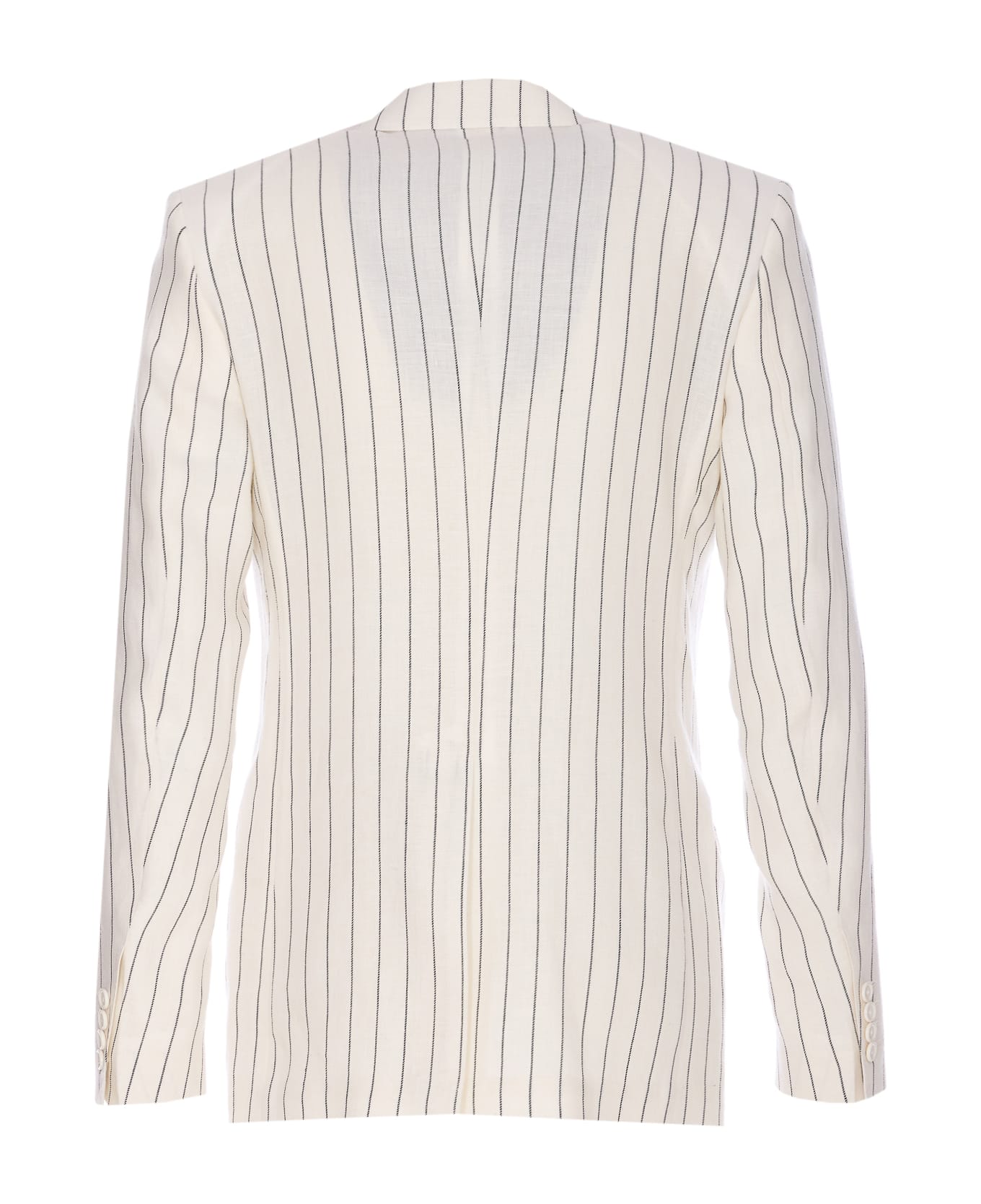 Dolce 
Gabbana Pinstriped Blazer - White