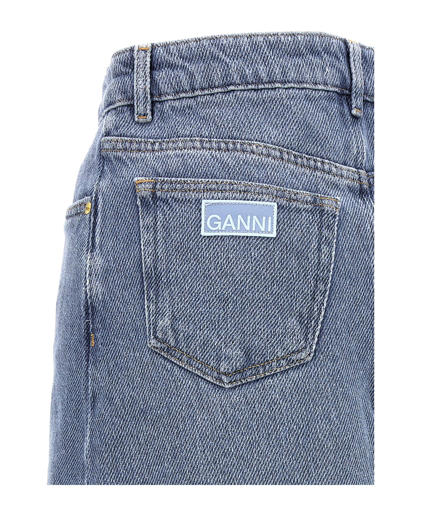 Ganni Denim Skirt - Light Blue