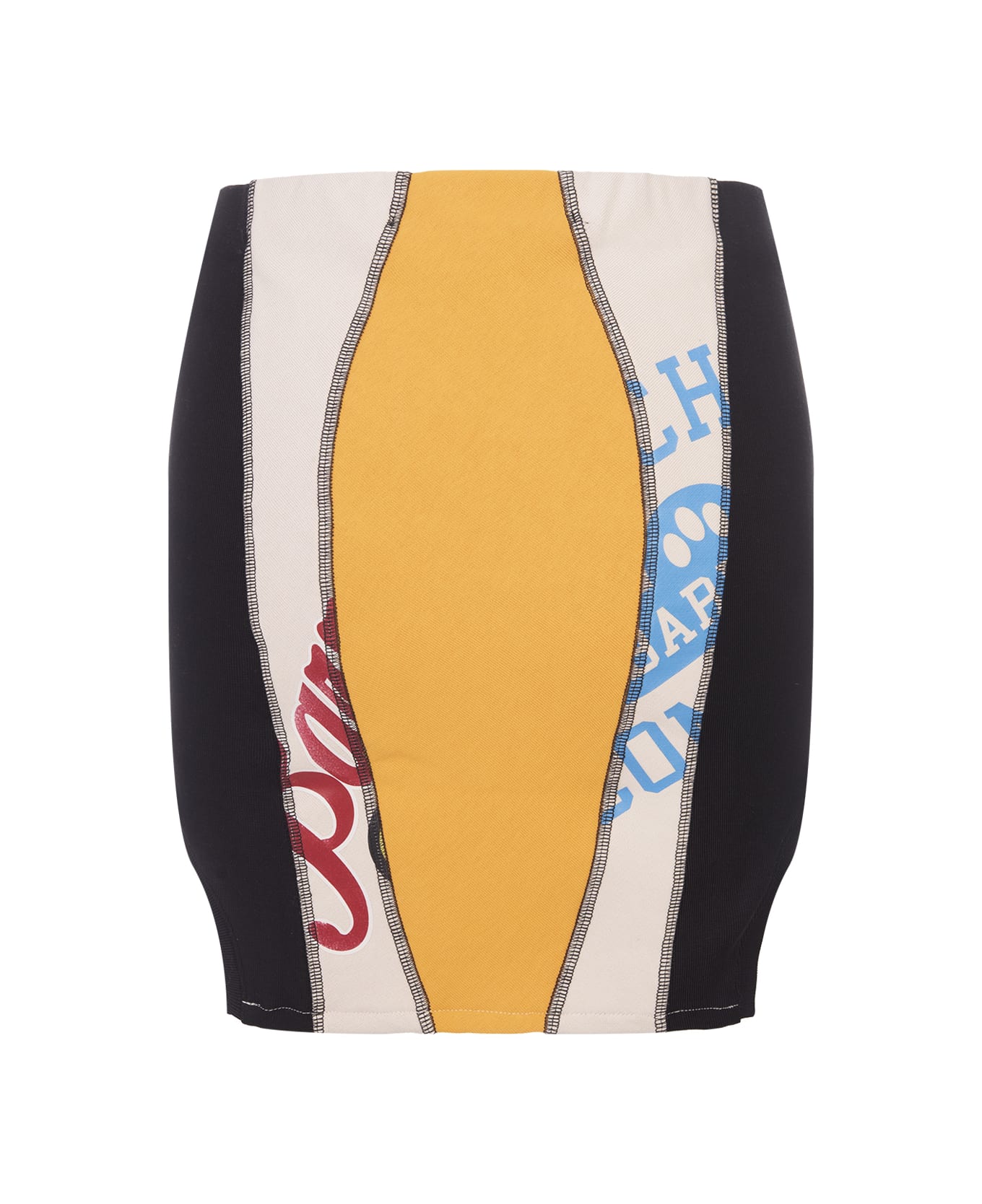 Barrow Patchwork Mini Skirt - Multicolour スカート