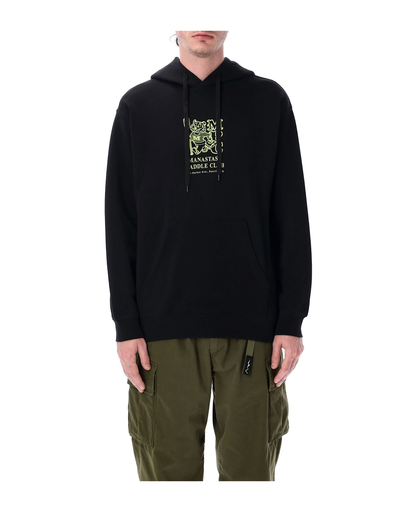 Manastash Paddle Club Hoodie - BLACK