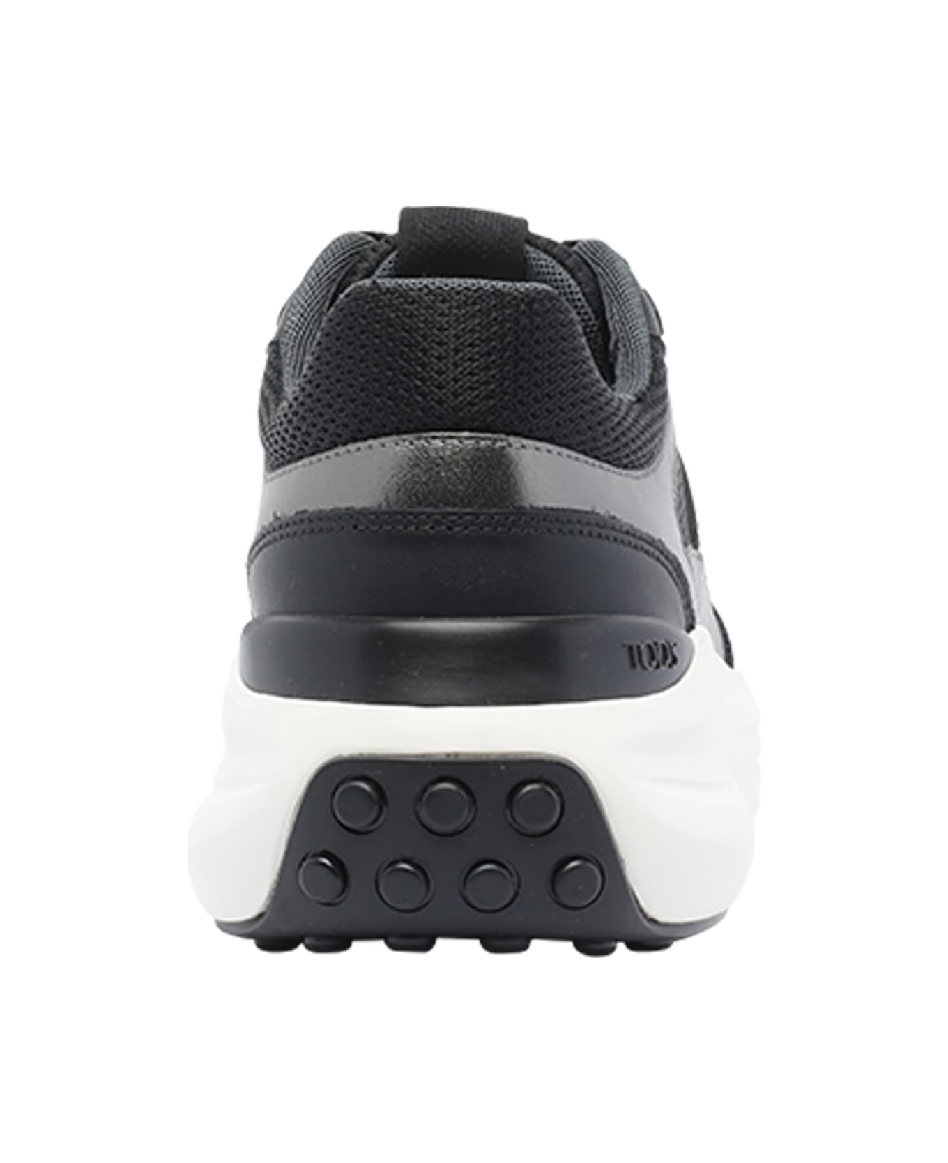 Tod
s Leather And Technical Fabric Sneakers - Grey