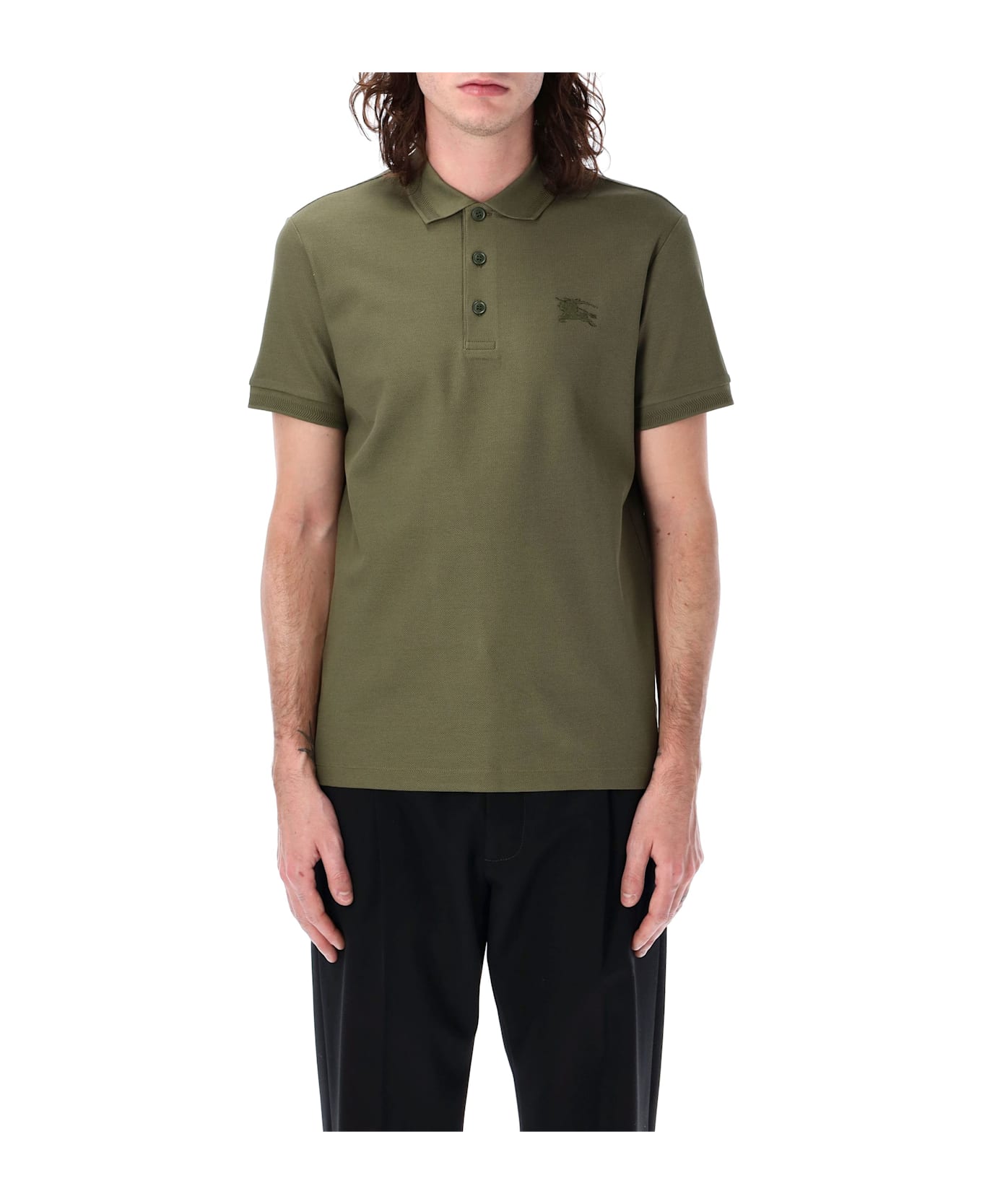 Burberry London Polo Shirt - OLIVE
