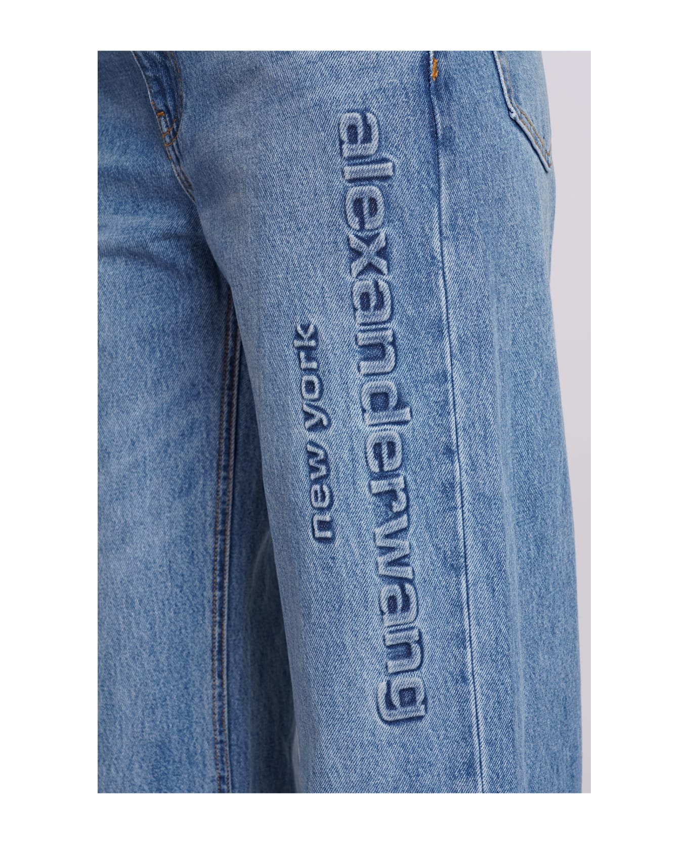 Alexander Wang Jeans In Blue Cotton - blue