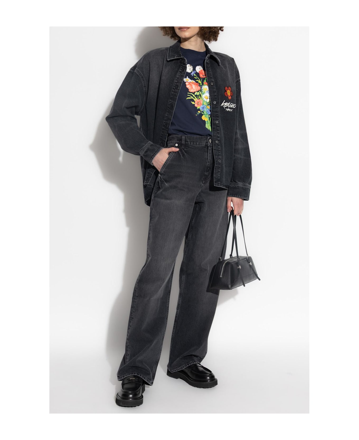 Kenzo T-shirt With Print - Midnight Blue