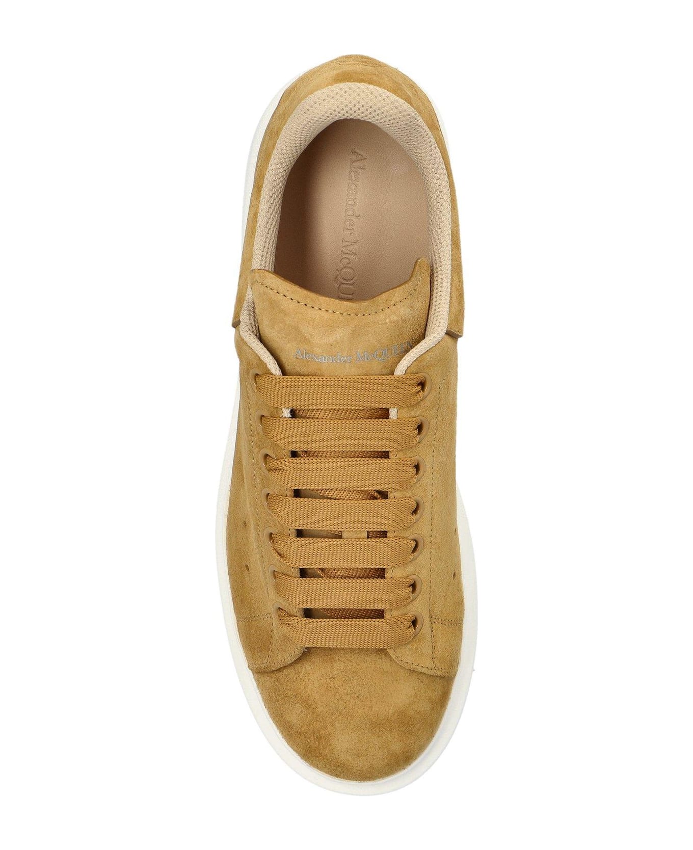 Alexander McQueen Oversized Lace-up Sneakers - BROWN