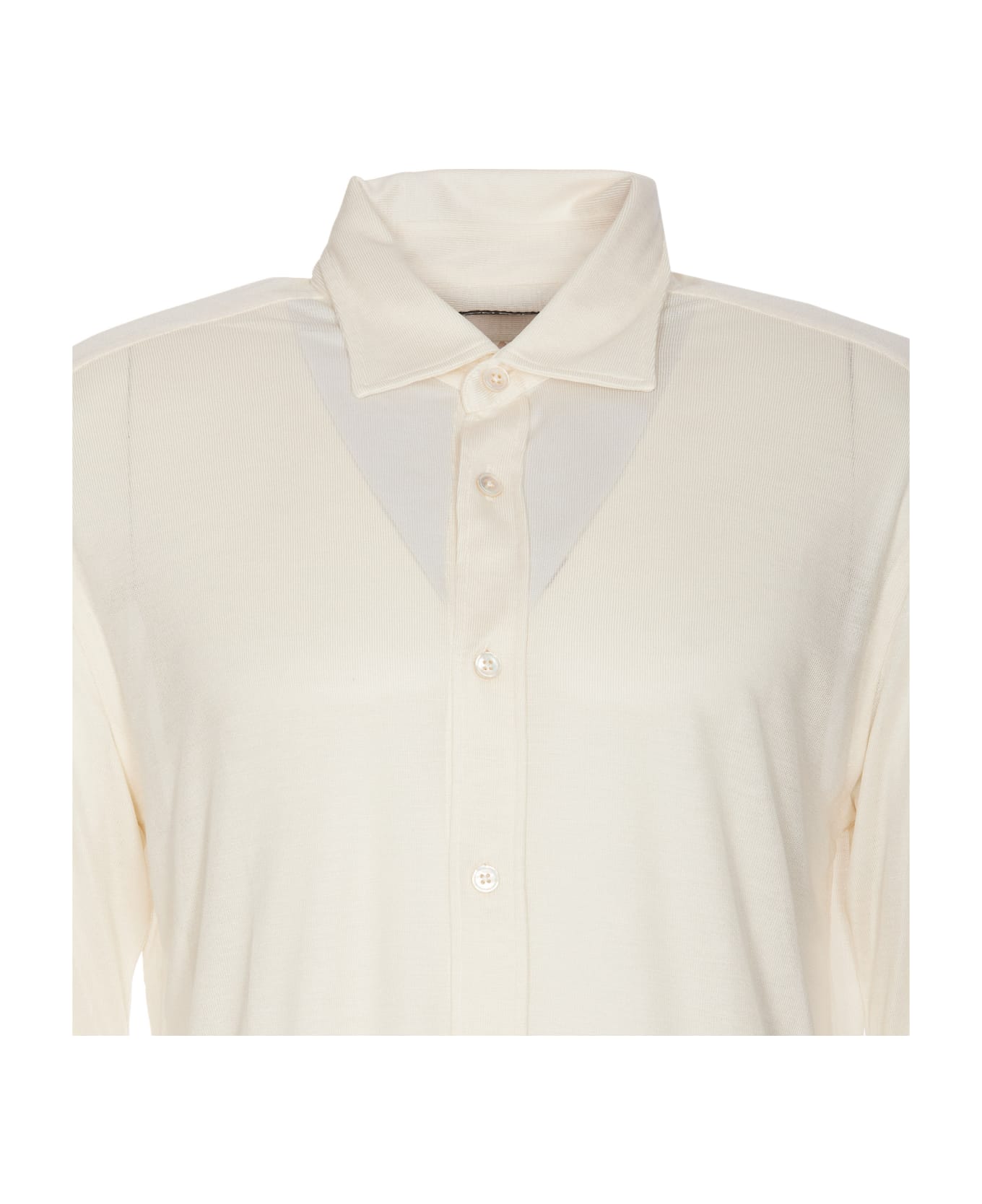 Tom Ford Silk Sheer Shirt - White シャツ