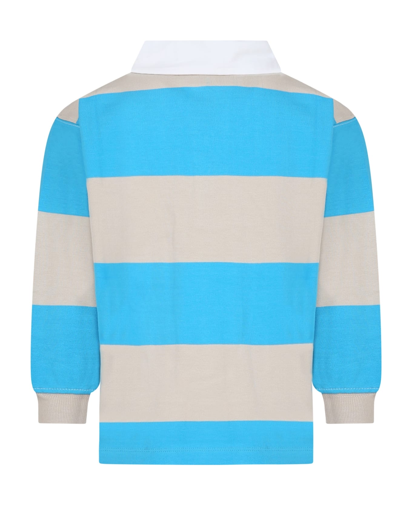 Molo Light Blue Polo Shirt For Boy - Multicolor