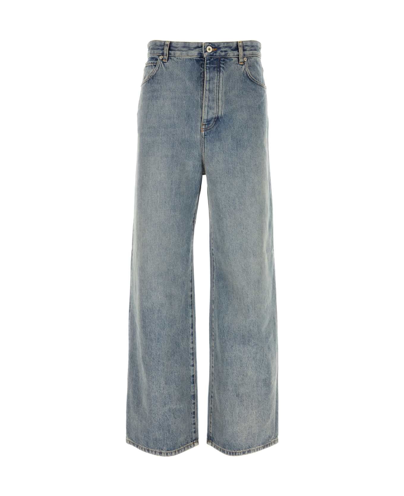 Loewe Denim Wide-leg Jeans - WASHEDDENIM