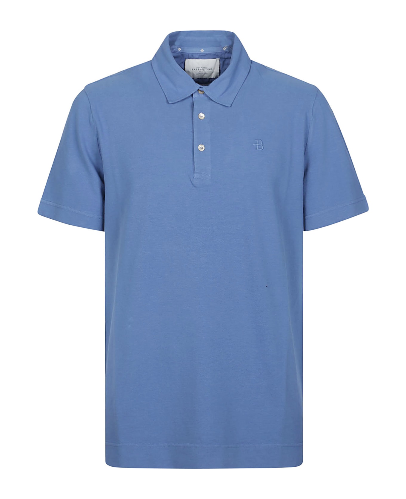 Ballantyne Short Sleeve Polo Shirt - Blue Avio