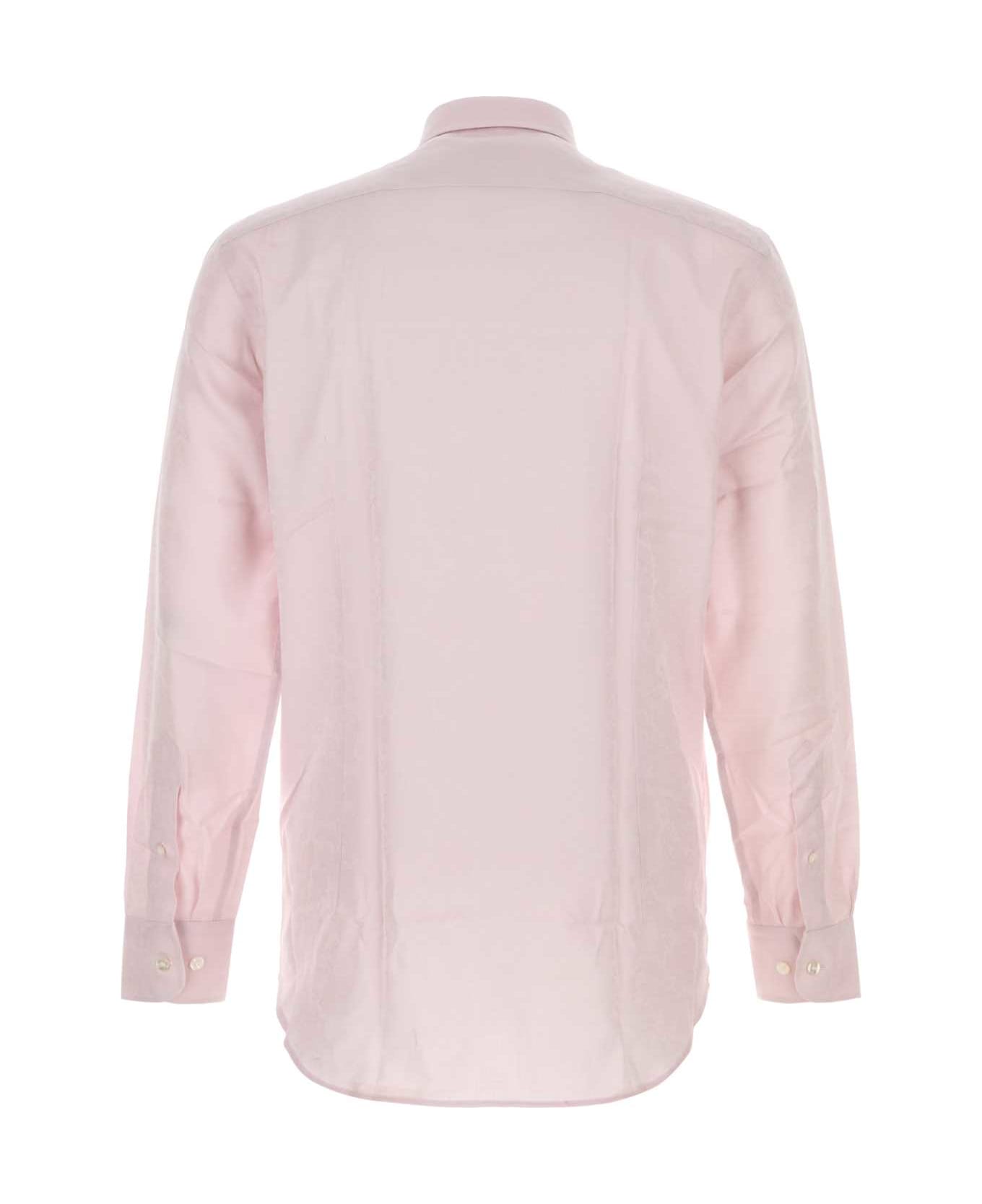 Etro Pastel Pink Jacquard Shirt - F0043