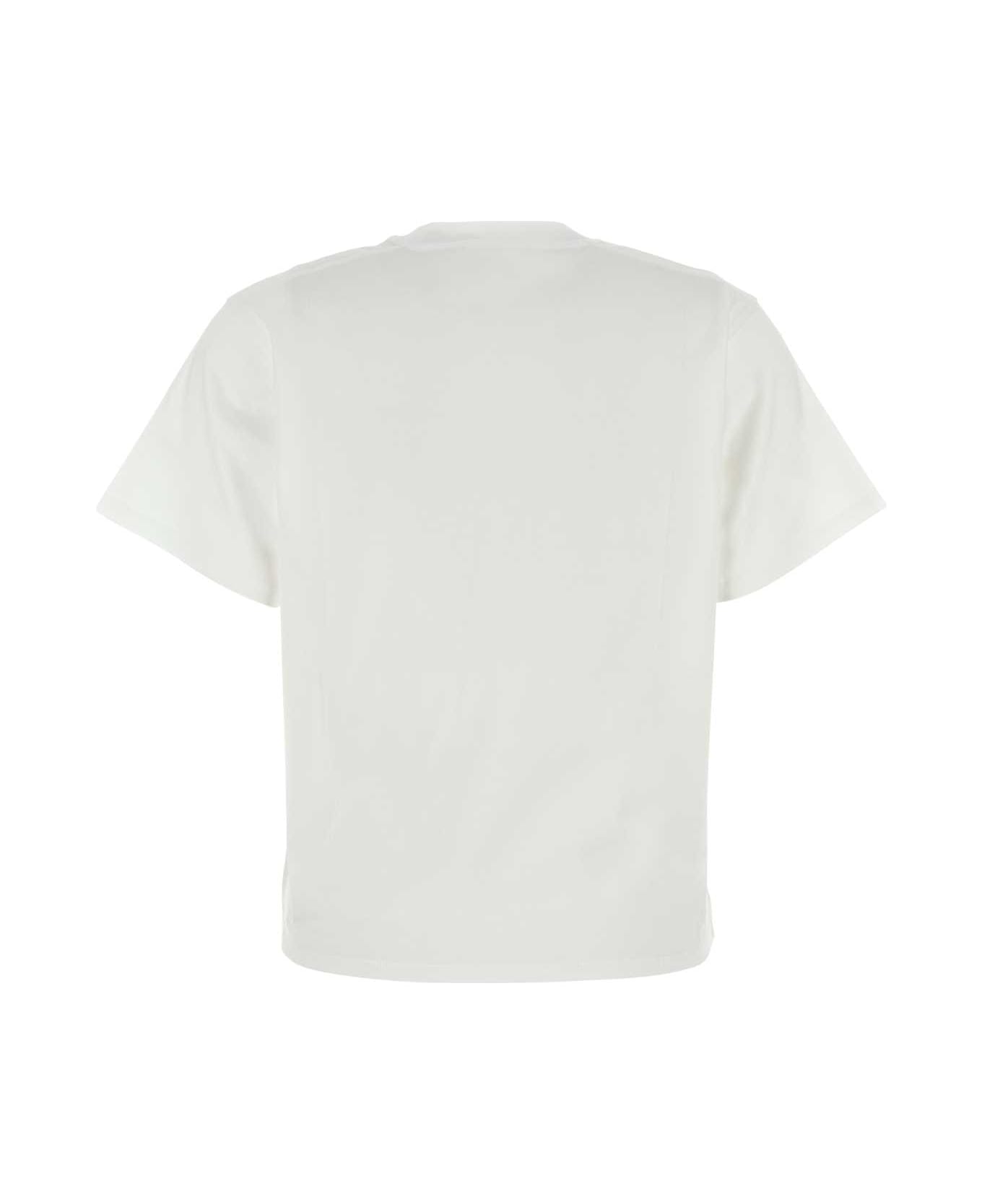 Loulou Studio White Cotton Telanto T-shirt - WHITE