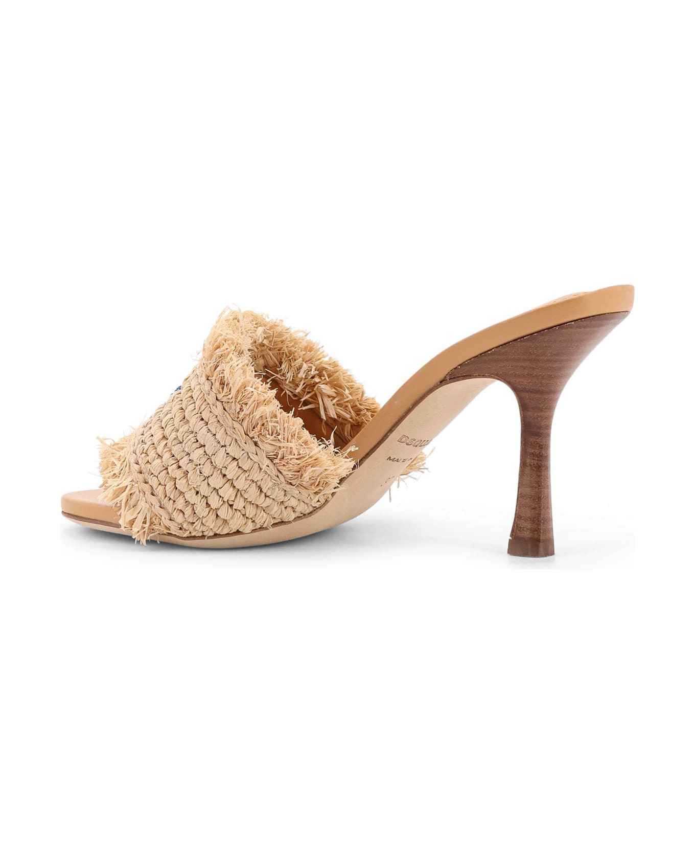 Dsquared2 Summer Lovers Rafia Sandals - Beige