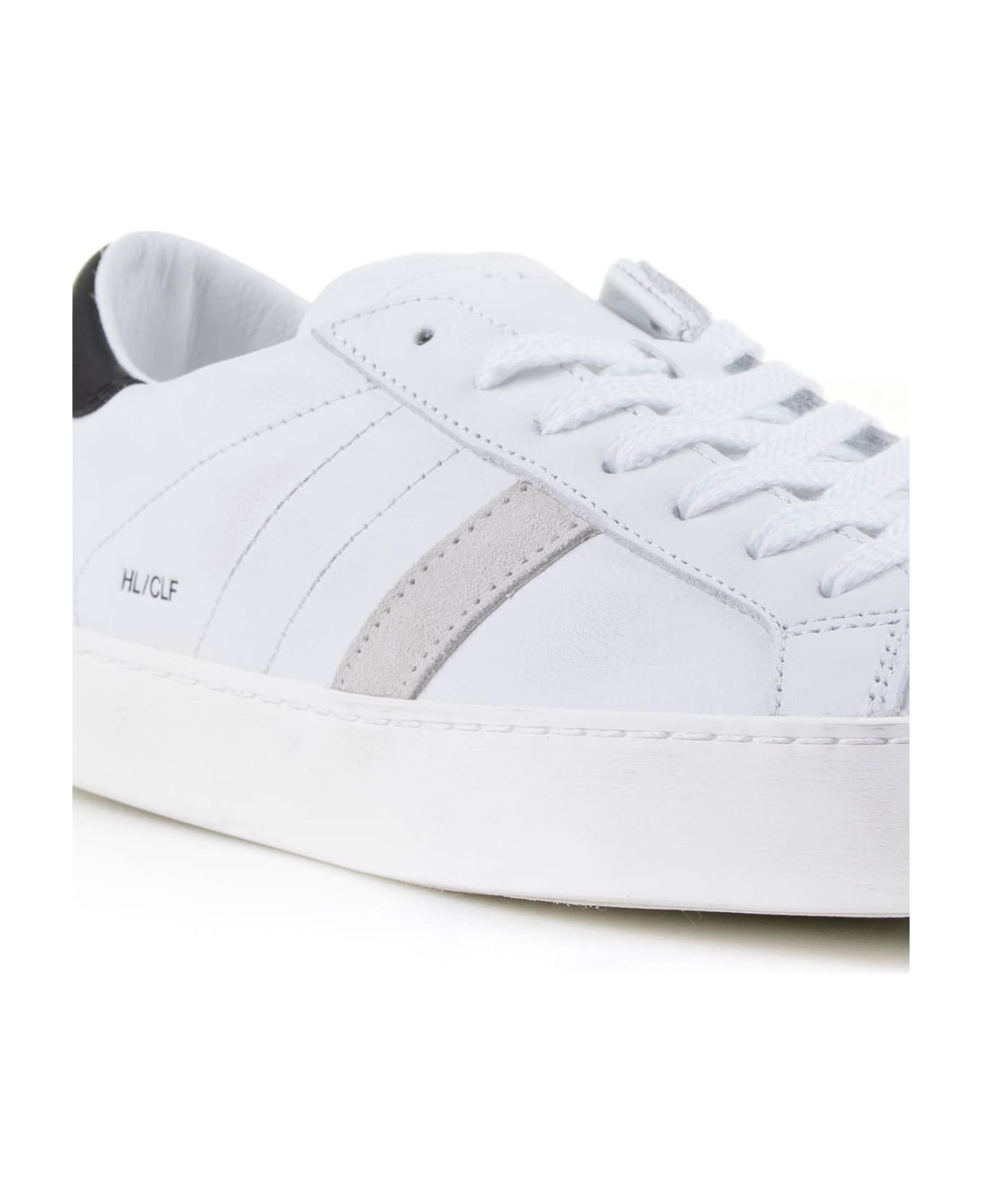 D.A.T.E. Hill Low White Leather Sneaker