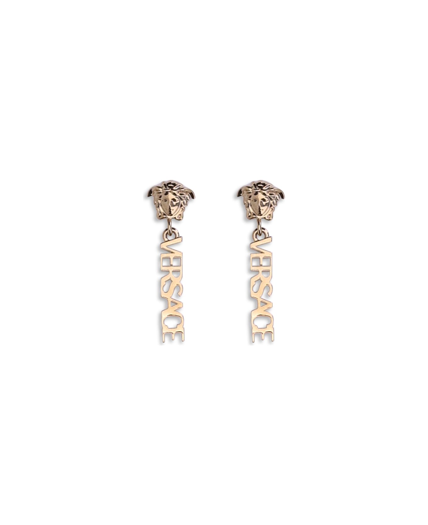 Versace Medusa Earrings - Versace Gold