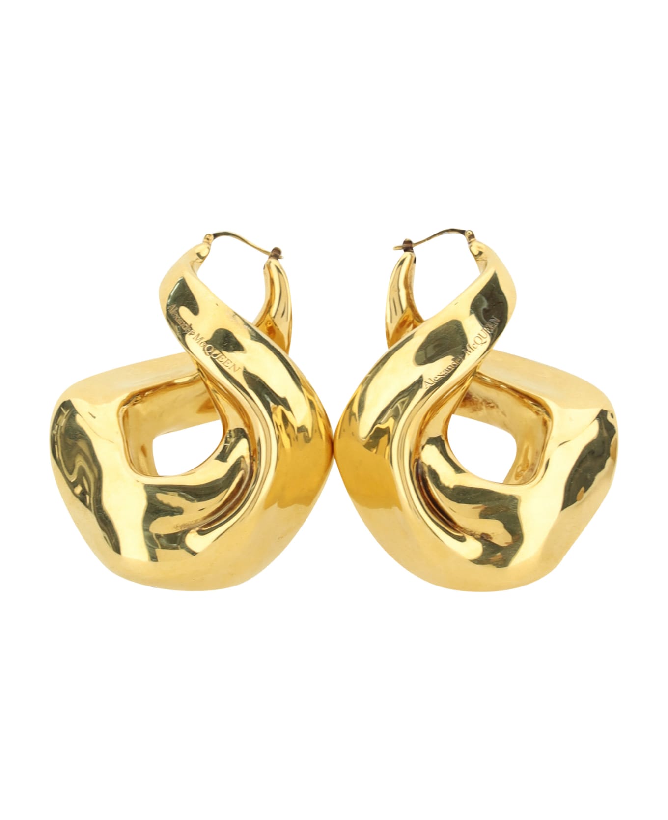 Alexander McQueen Twisted Earrings - Oro O.b Antl イヤリング