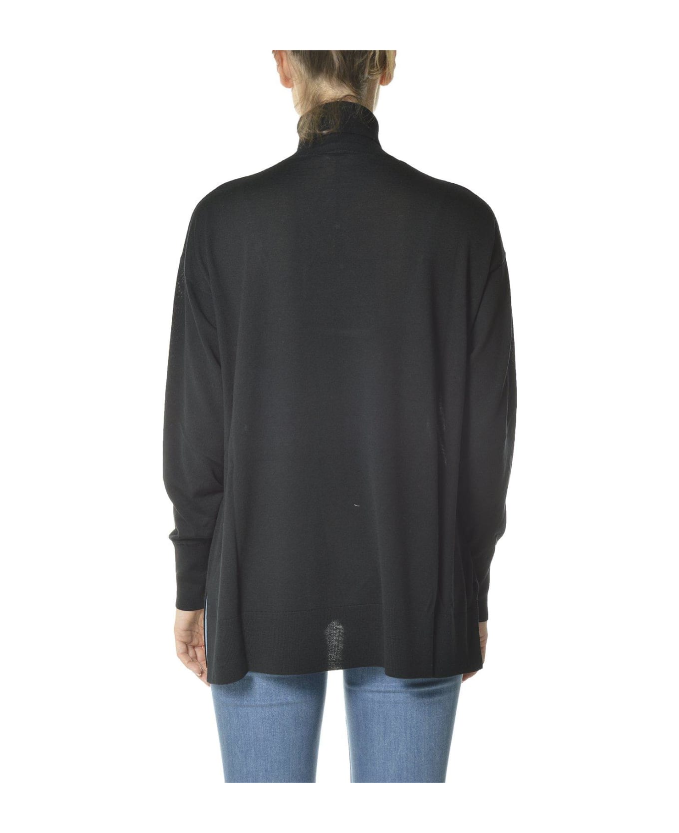 'S Max Mara Turtleneck Knit Jumper - Nero