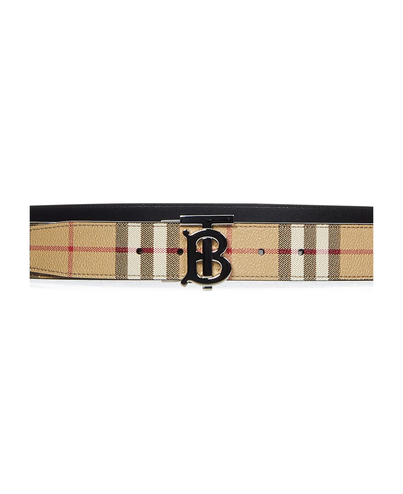 Burberry Tb Belt - Archive Beige/silver