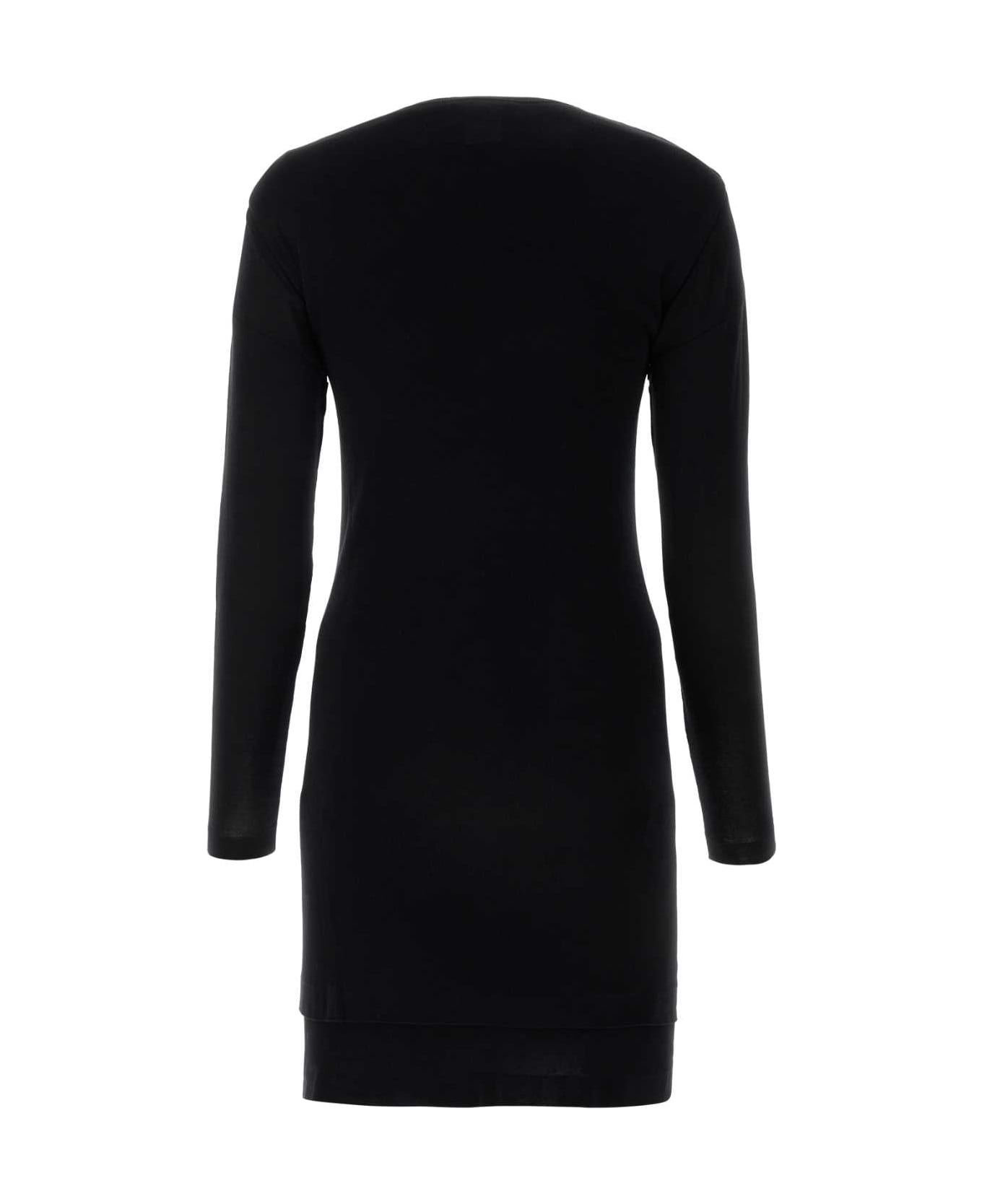Lemaire Black Cotton Dress - BLACK