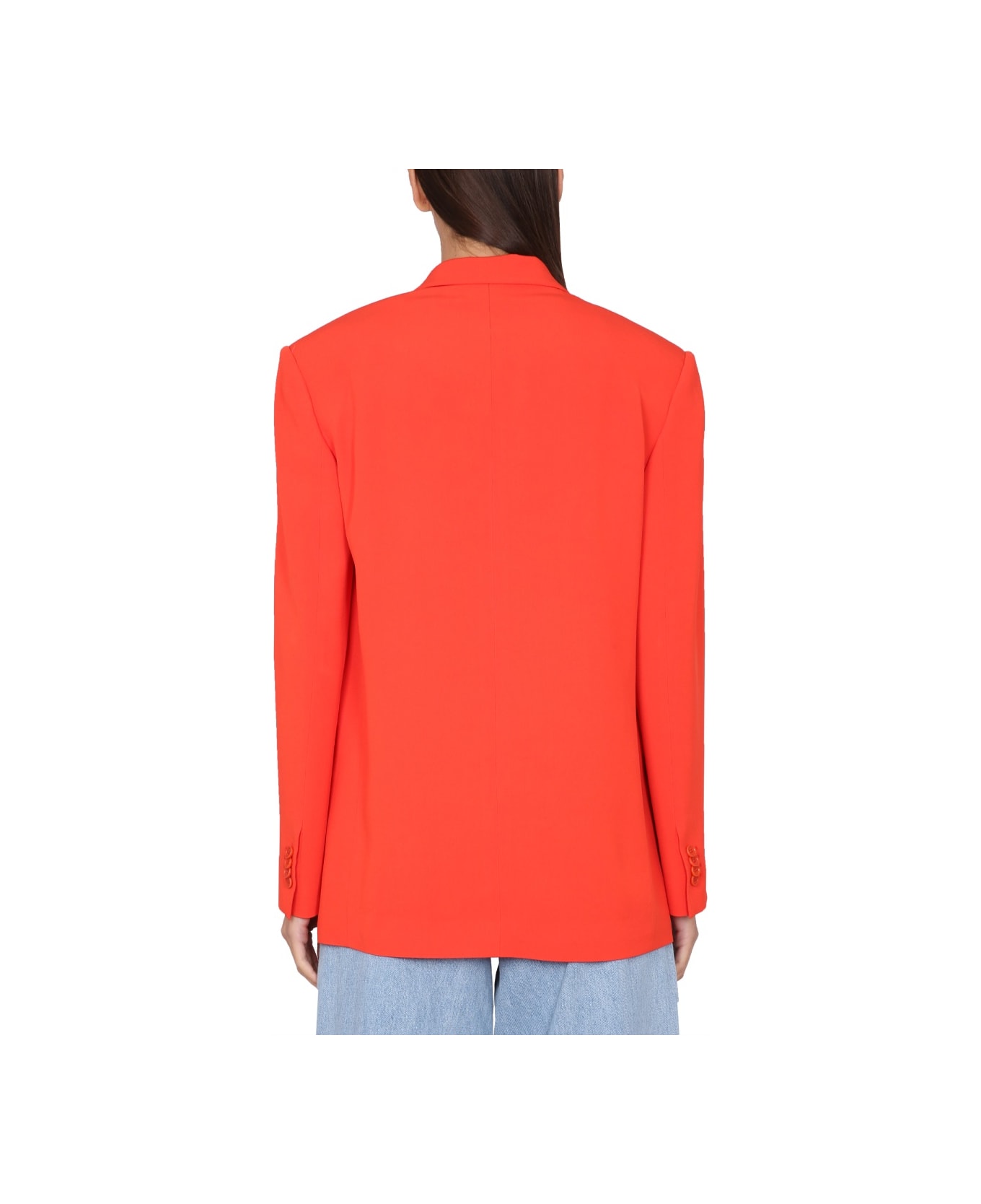 Aspesi Single-breasted Blazer - ORANGE