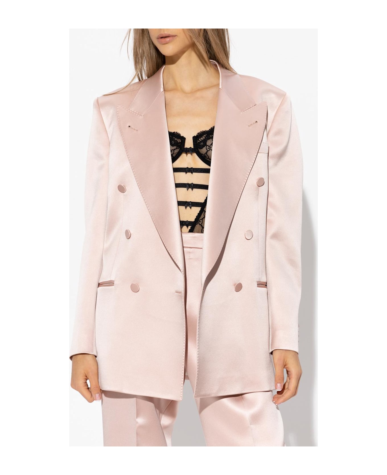 Gucci Satin Blazer - PINK
