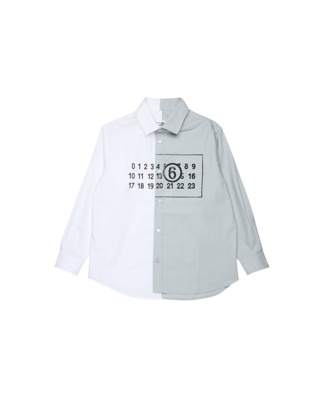 MM6 Maison Margiela Kids Cotton Shirt - White