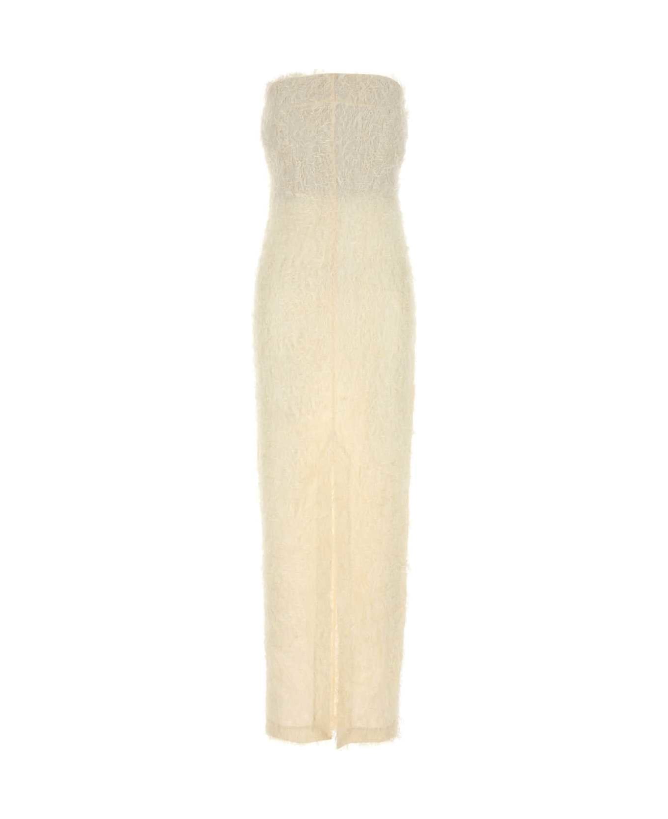 【送料&関税込】TotAme Ivory Fil Coupe Dress Totême Ivory Fil Coupe Dress | italist