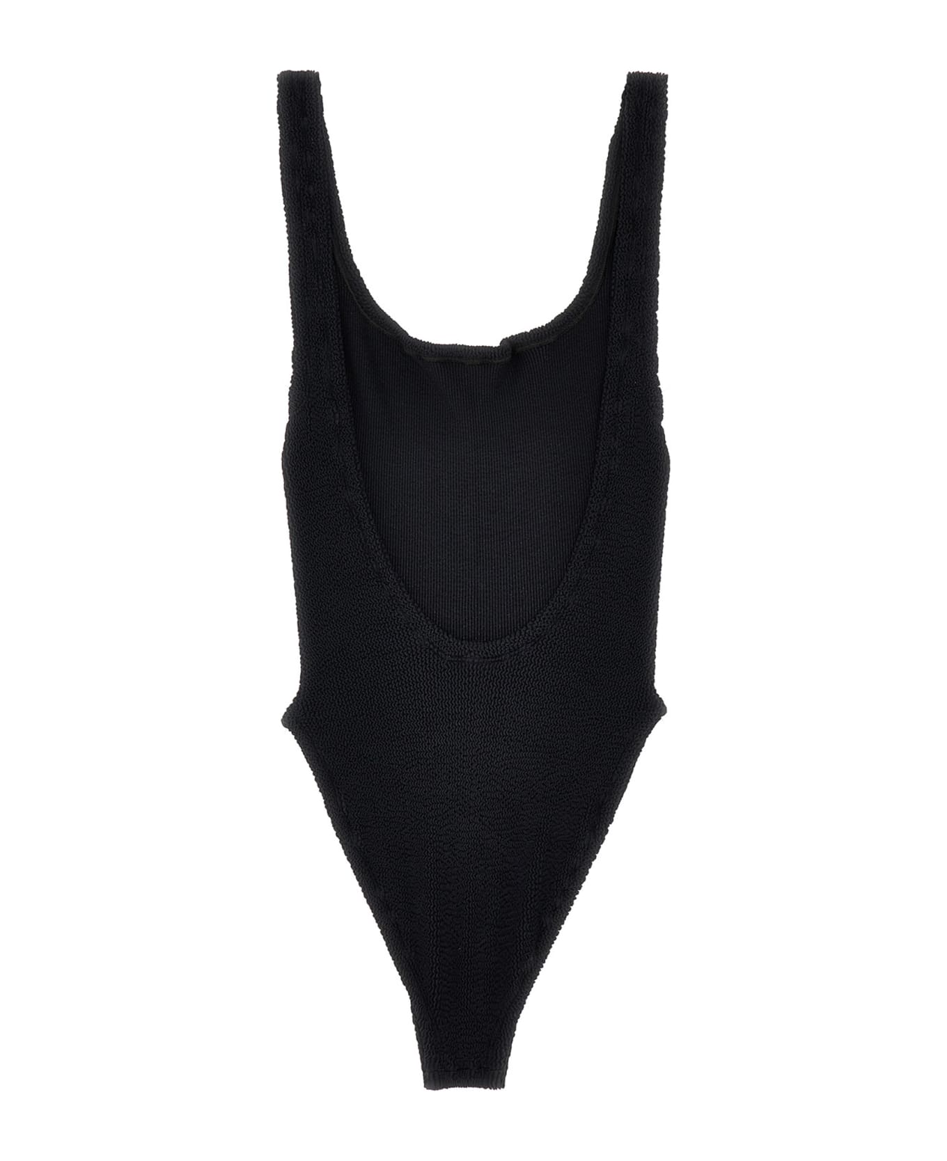 Hunza G Costume Intero 
square Neck
 - Black  