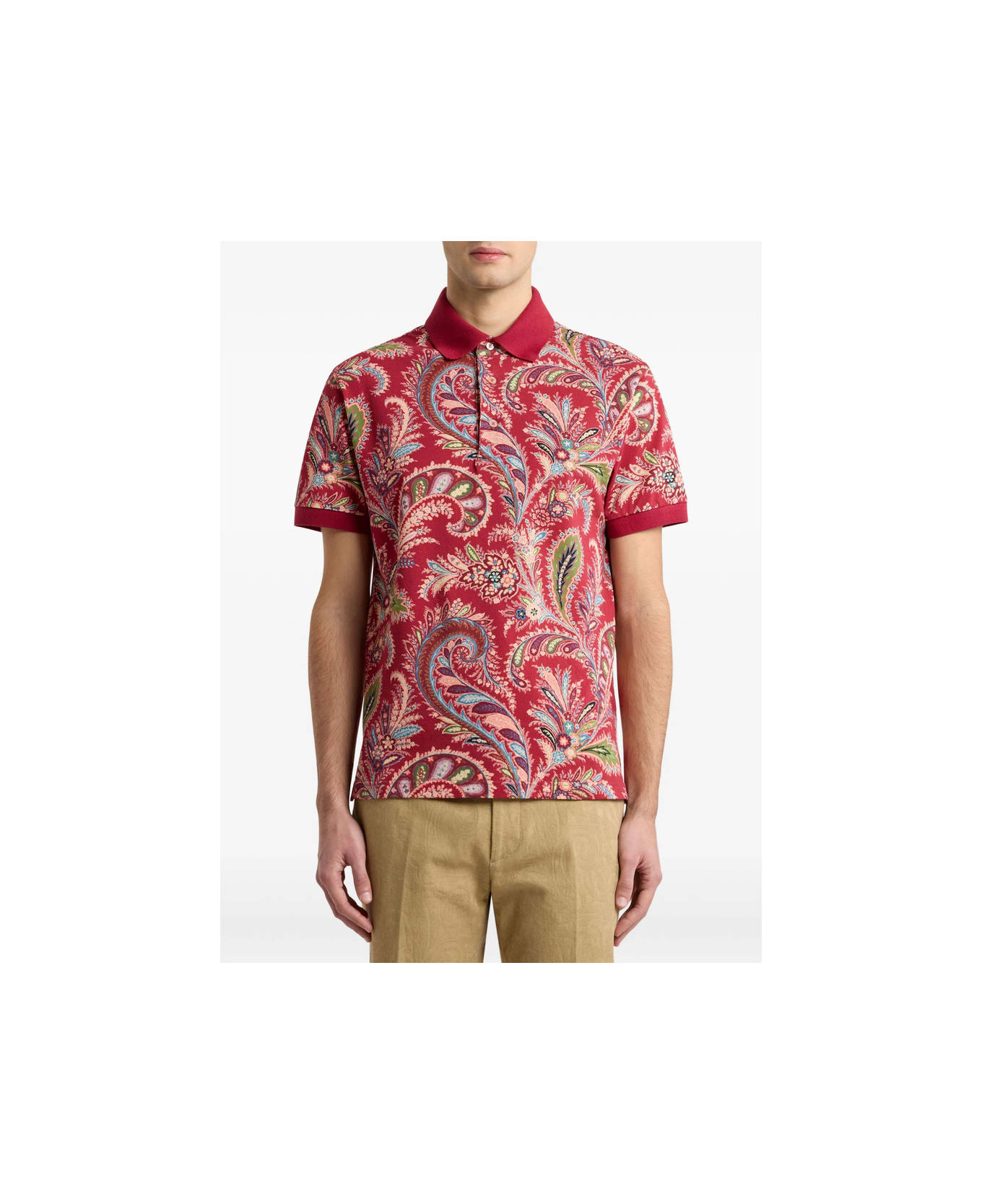 Etro Sweater - RED ポロシャツ